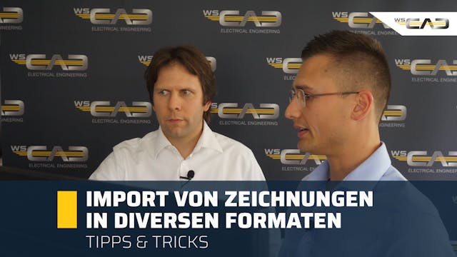 Import von Zeichnungen in diversen Fo...
