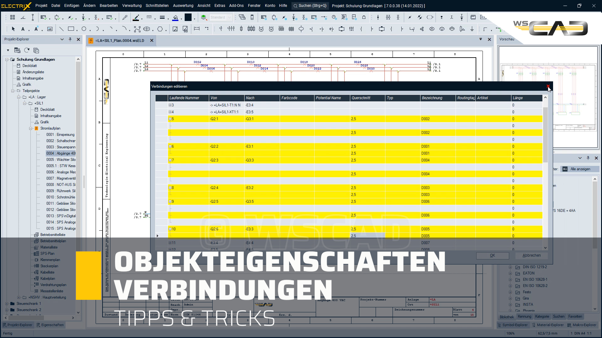 Objekteigenschaften Verbindungen