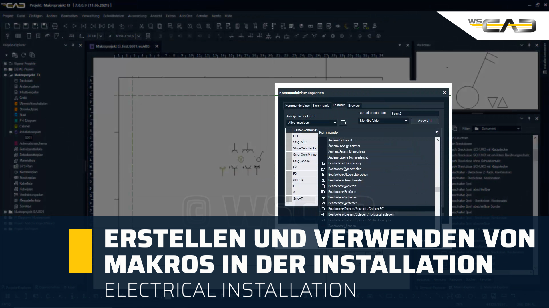 Erstellen und Verwenden von Makros in der Installation