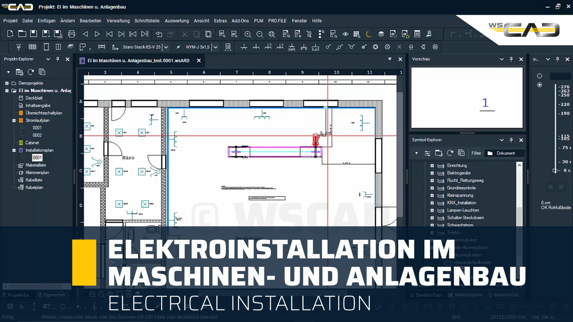 Elektroinstallation im Maschinen-und Anlagenbau
