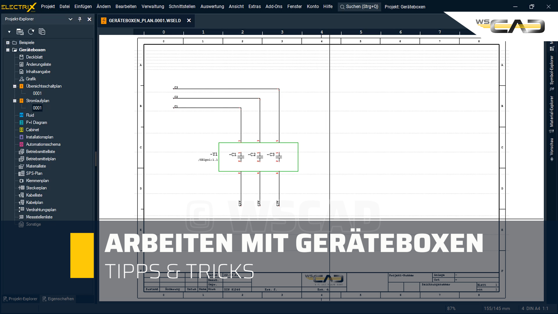 Arbeiten mit Geräteboxen