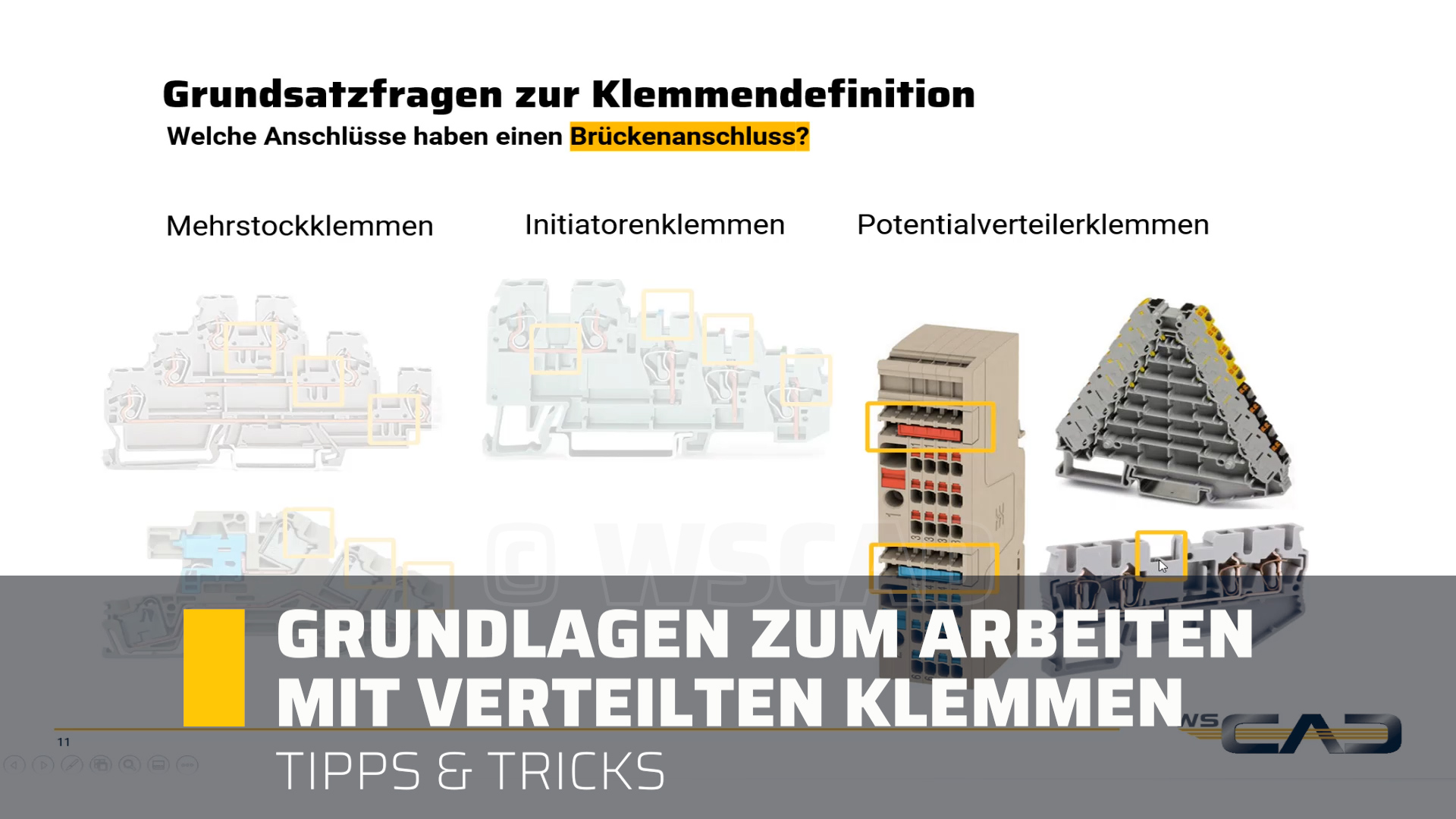 Grundlagen zum Arbeiten mit verteilten Klemmen