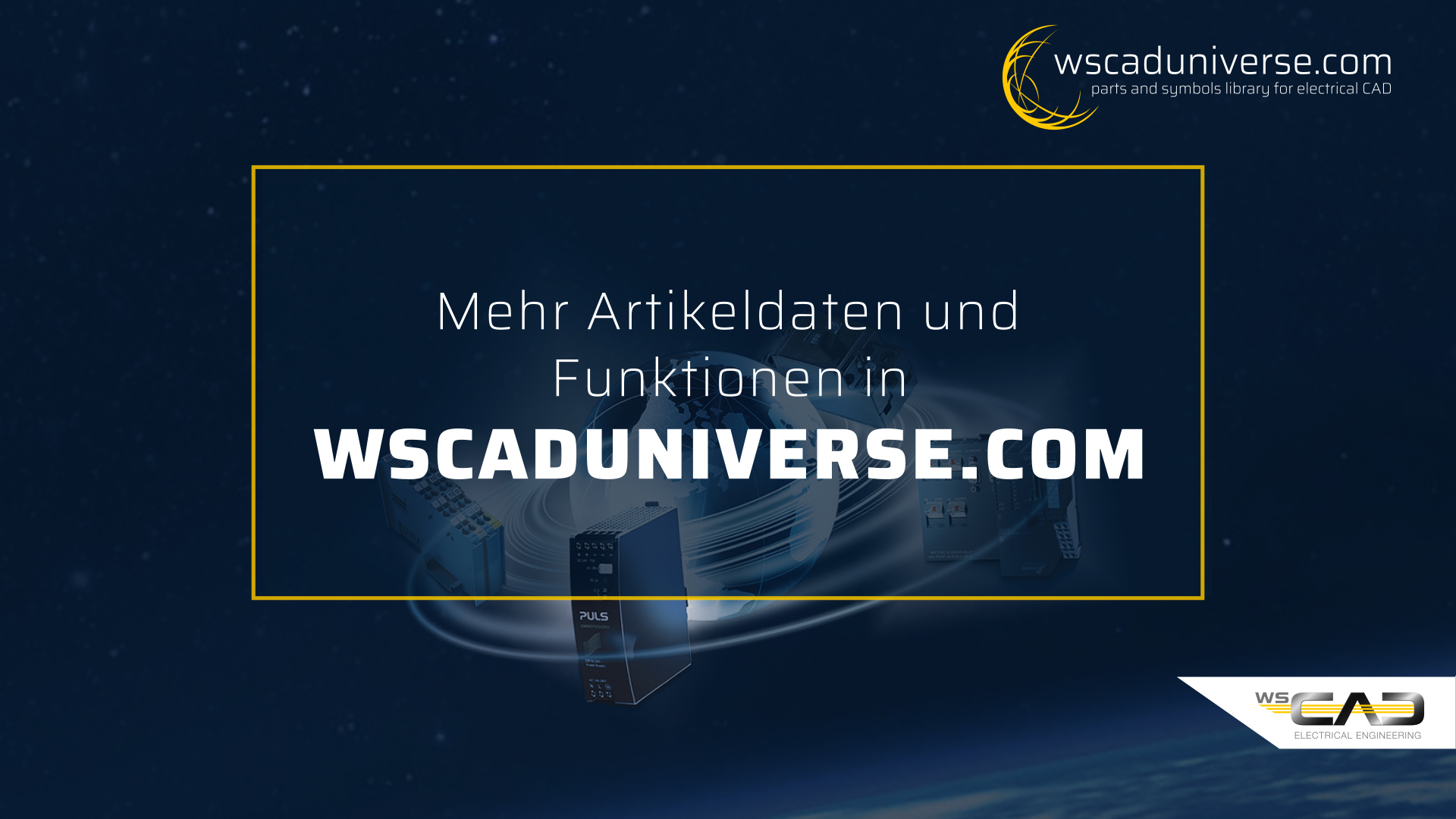 Mehr Artikeldaten und Funktionen in wscaduniverse.com