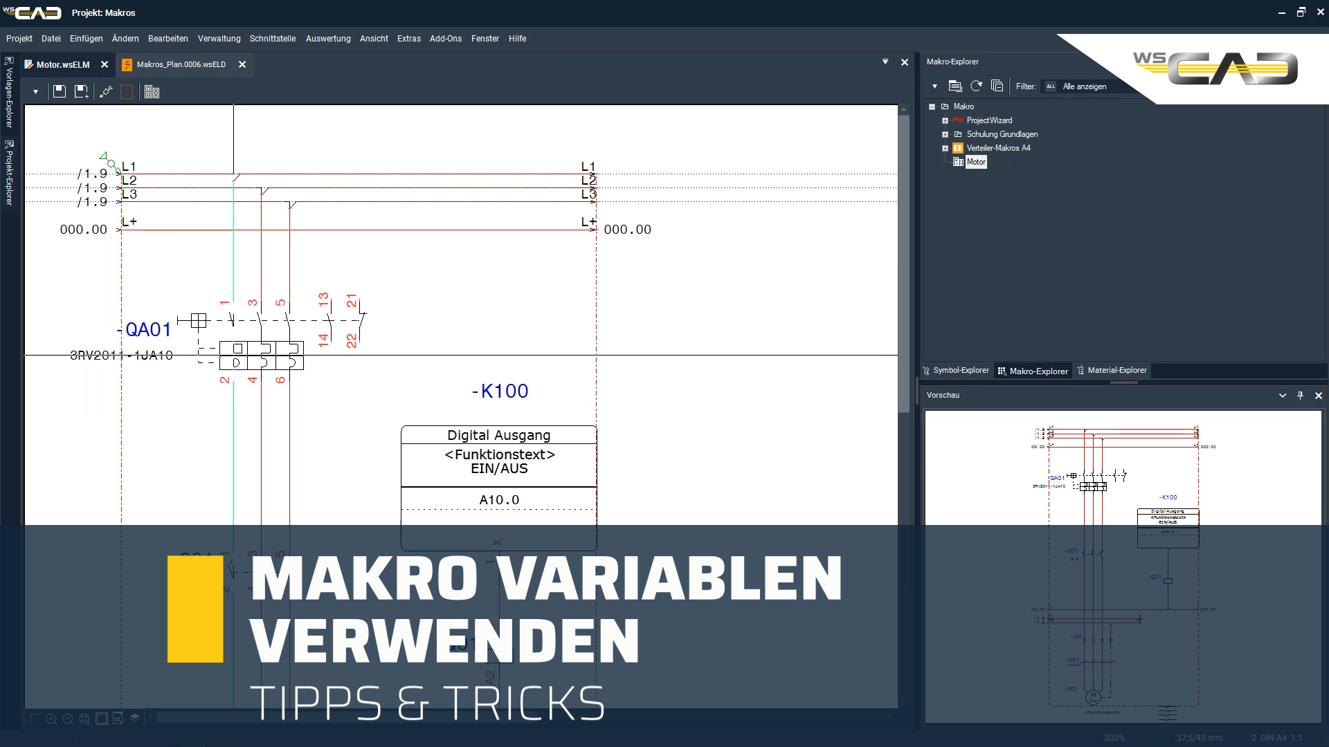 Makro-Variablen verwenden