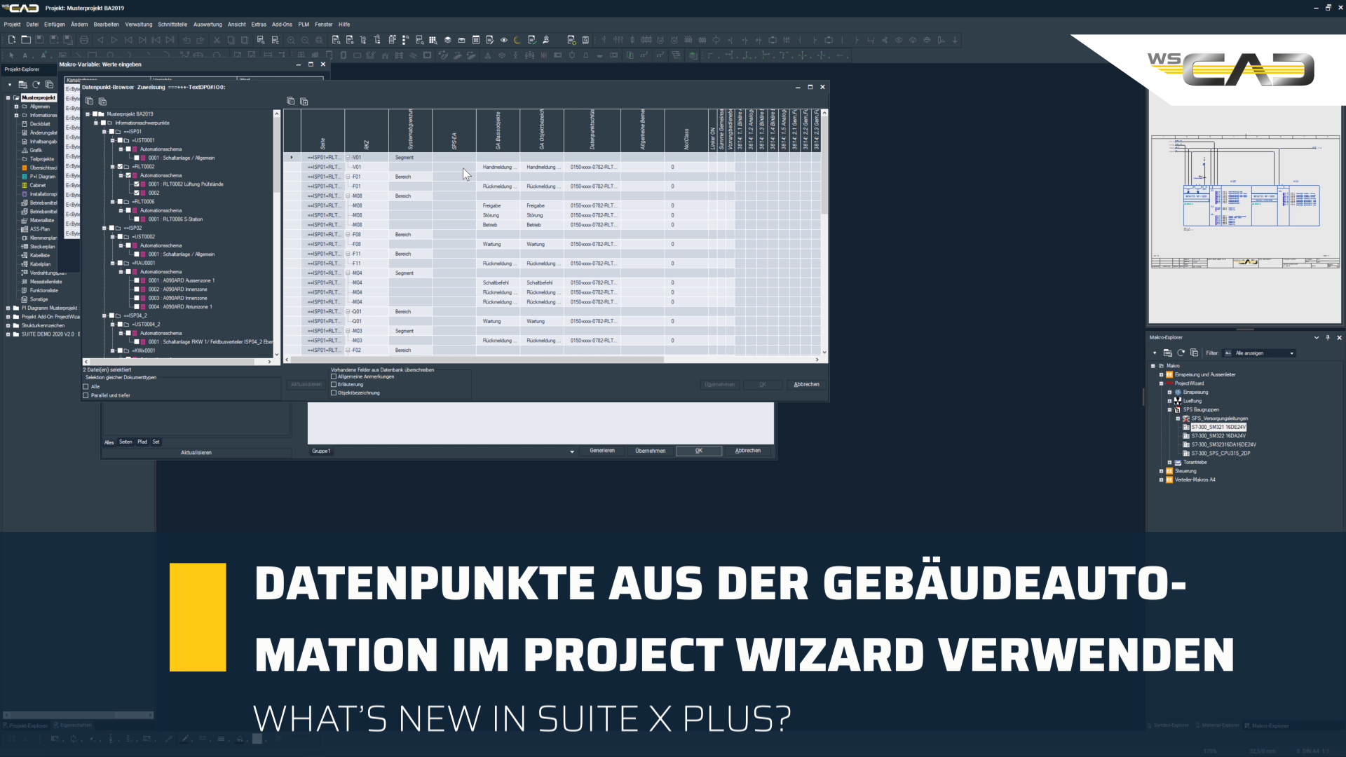 Service Pack 1 Teil 3: Datenpunkte im Project Wizard verwenden