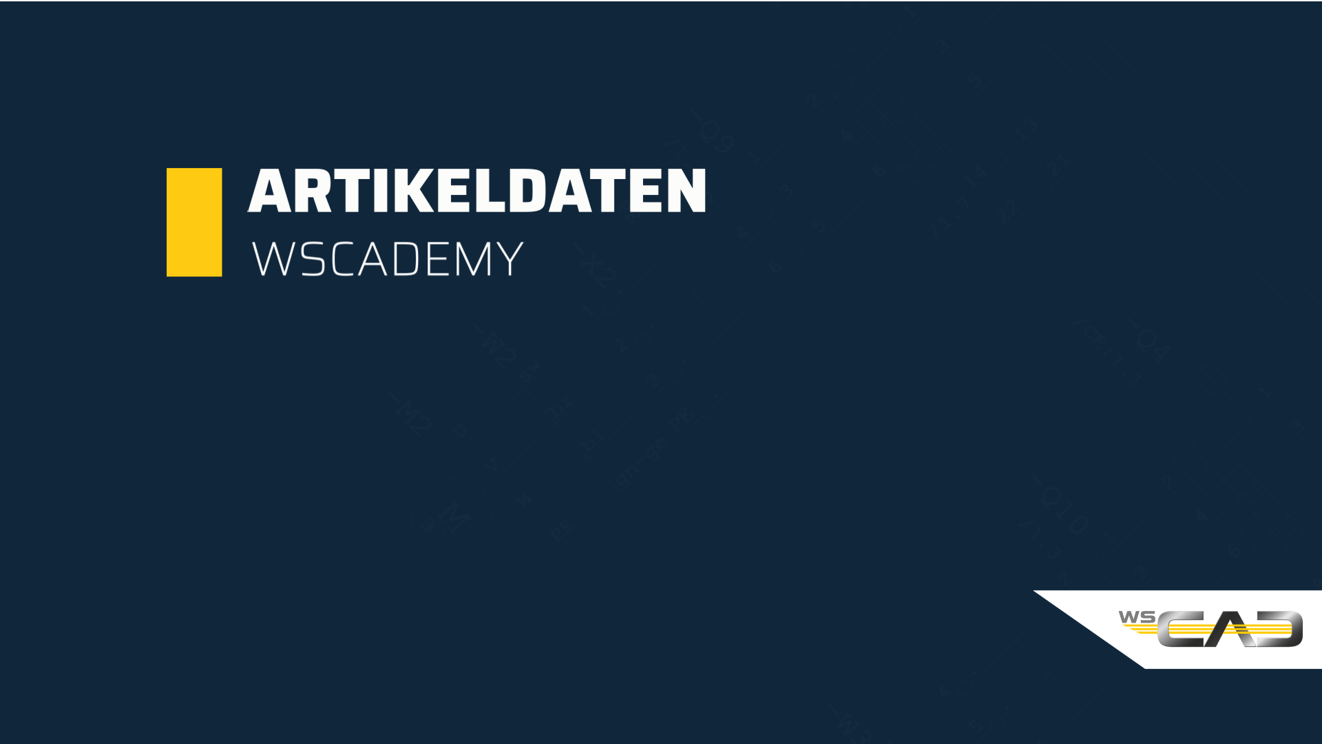 Artikeldaten