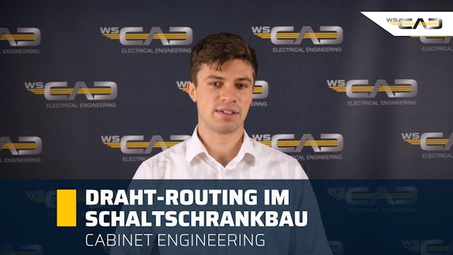 Draht-Routing im Cabinet Engineering