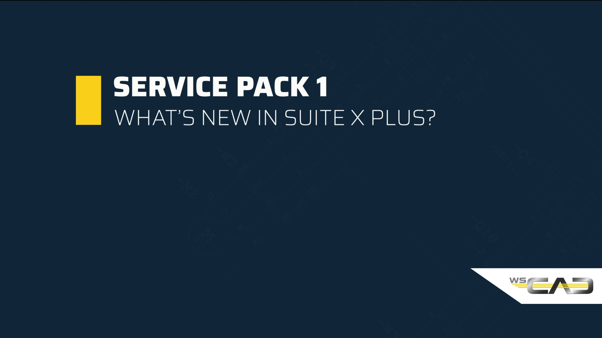 SUITE X PLUS Service Pack 1 (EN)