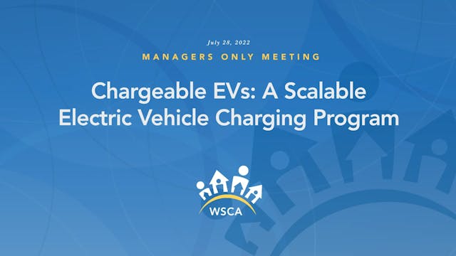 Chargeable EVs - Managers Only Meeting (MOM) July 28, 2022