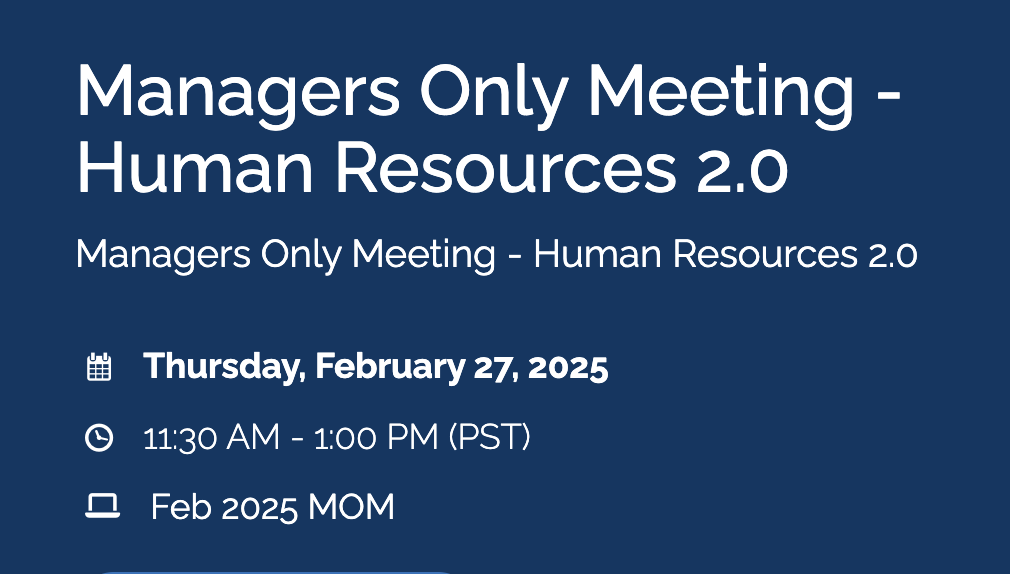 Human Resources 2.0 – Feb 2025