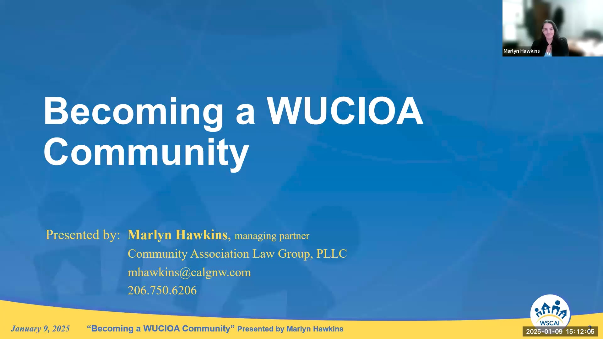Becoming a WUCIOA Community