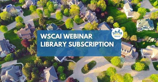 WSCAI Webinar Library Subscriptions