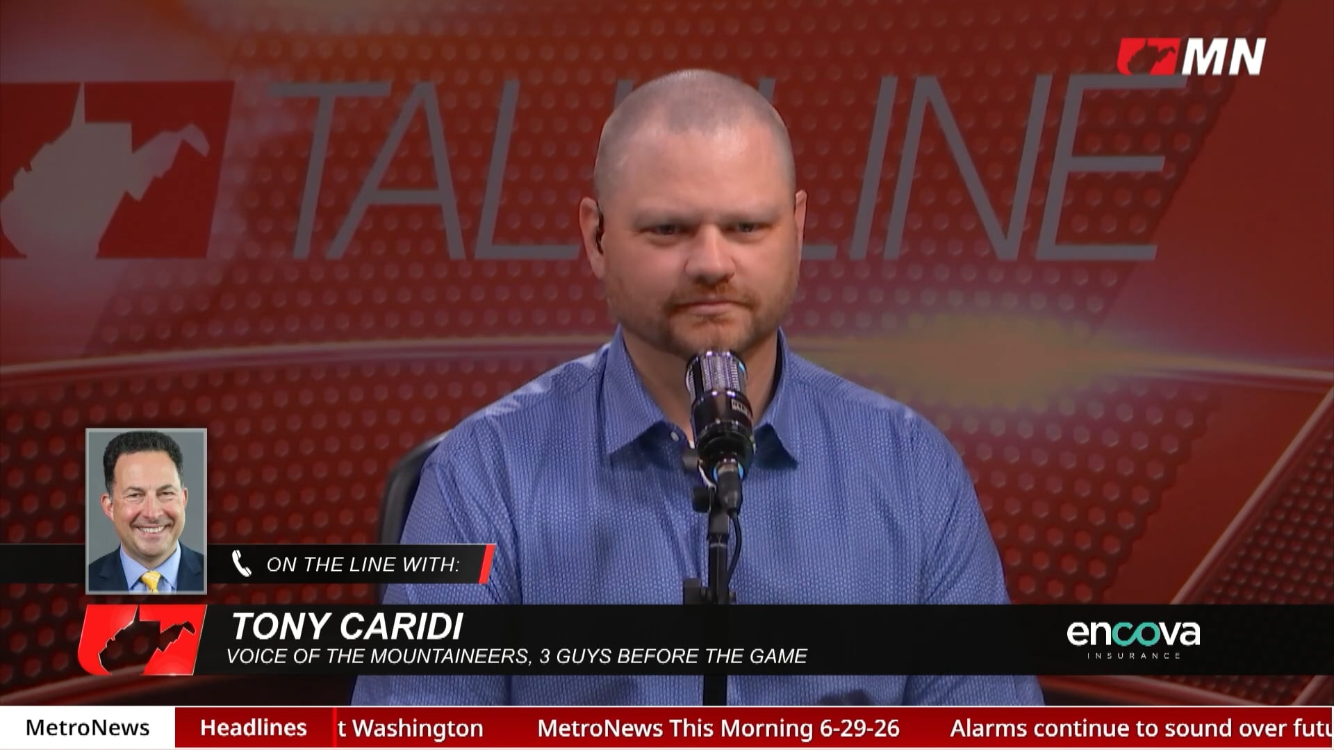 Tony Caridi on Woody Durham Voice of College Sports Award