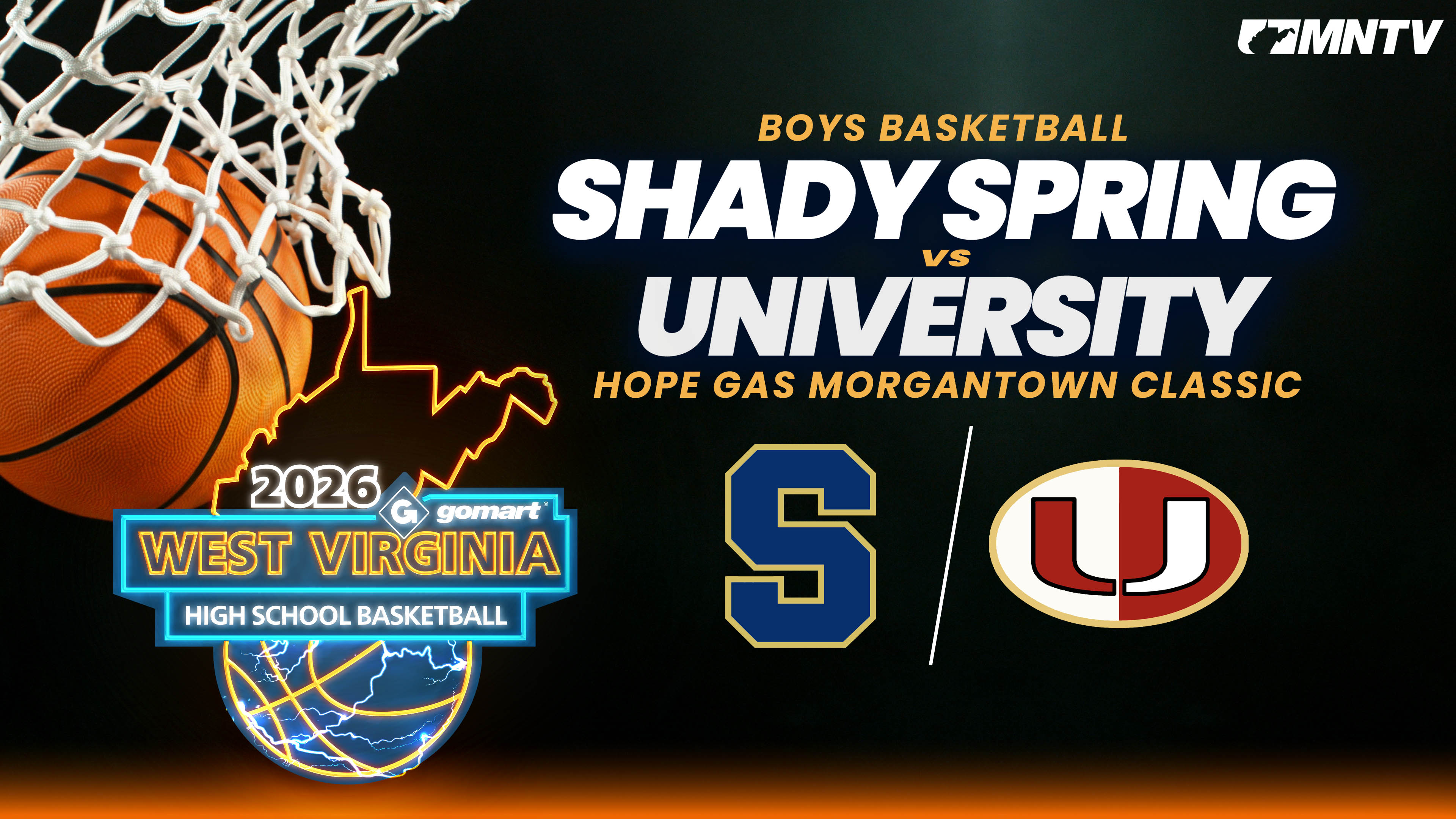 Shady Spring vs. University (Boys, 12/20, 12:45)