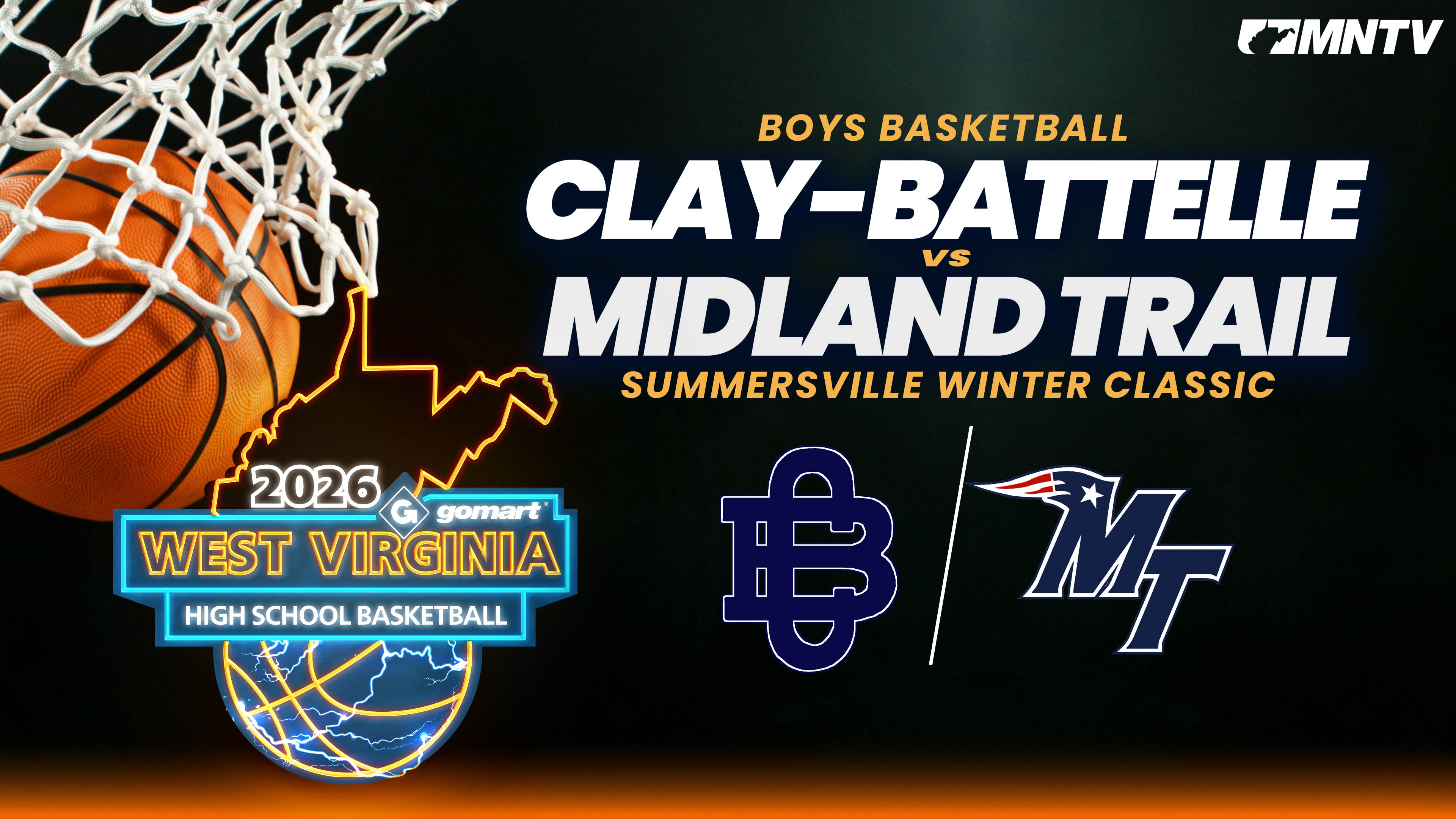 Clay Battelle vs. Midland Trail (Boys, 12/29, 11:00 AM)