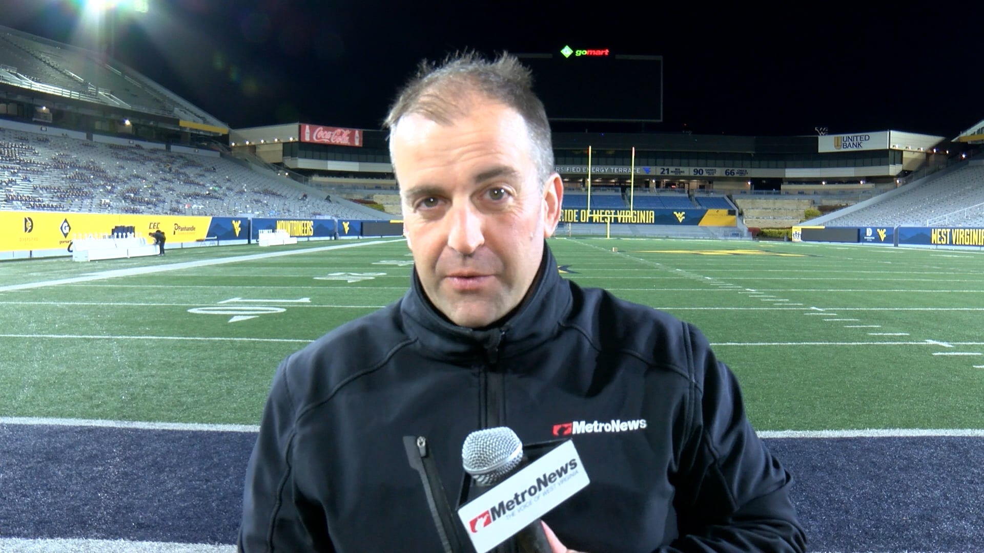 Postgame "Round of Sound" following WVU's 31-21 win over UCF
