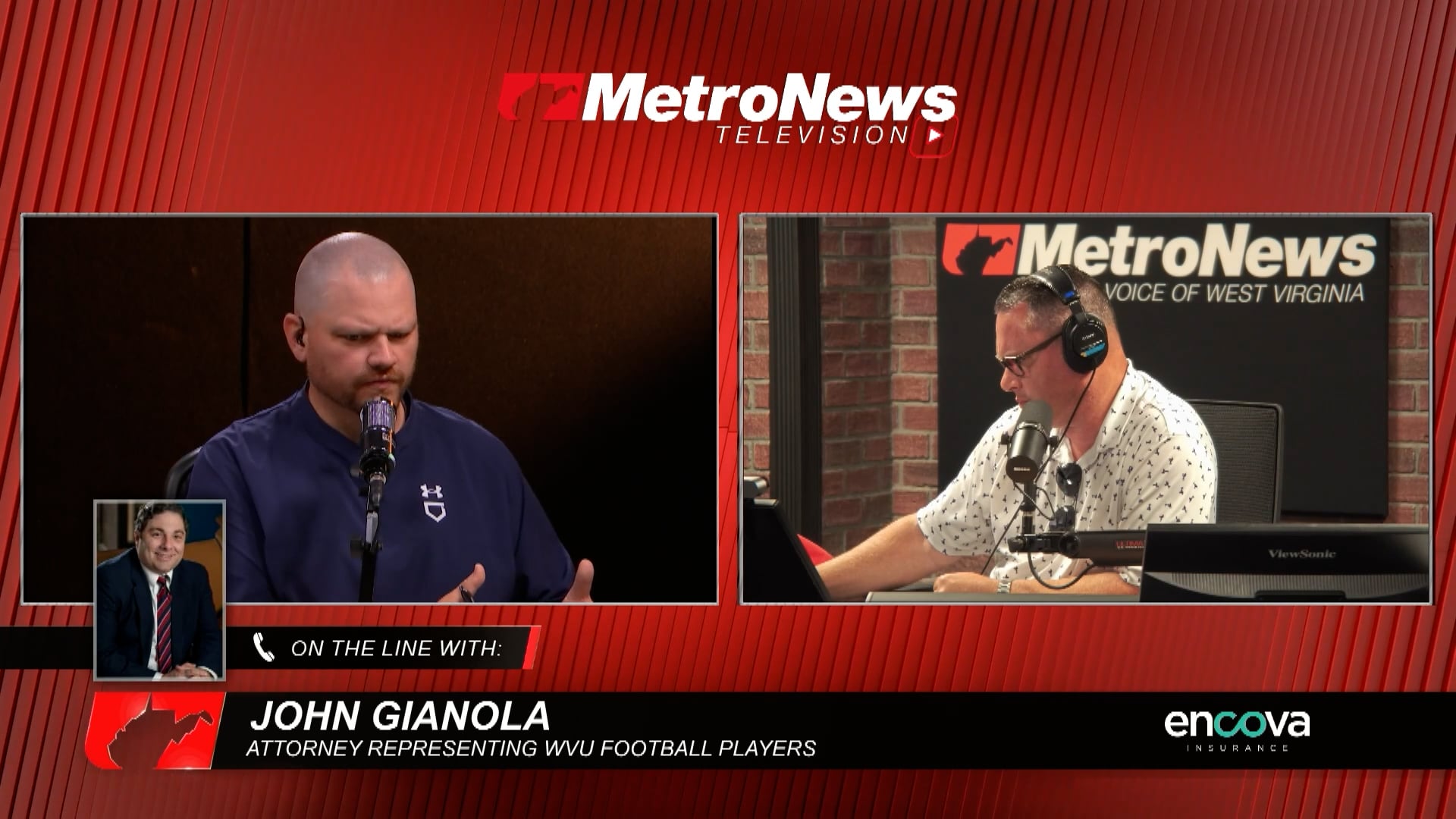 John Gianola on WVU Football Players Lawsuit