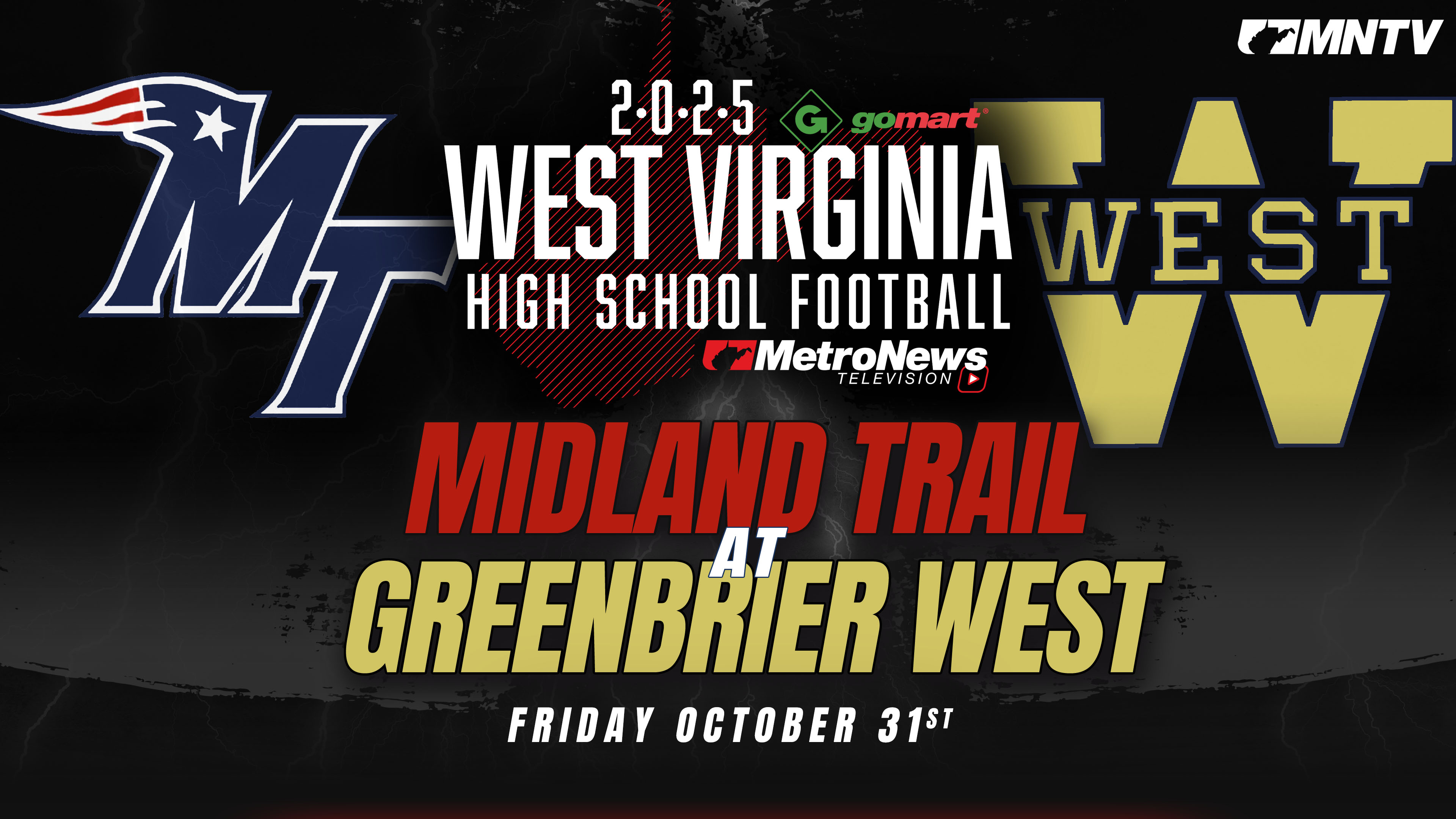 Game Archive: Midland Trail vs. Greenbrier West (10/31/25)