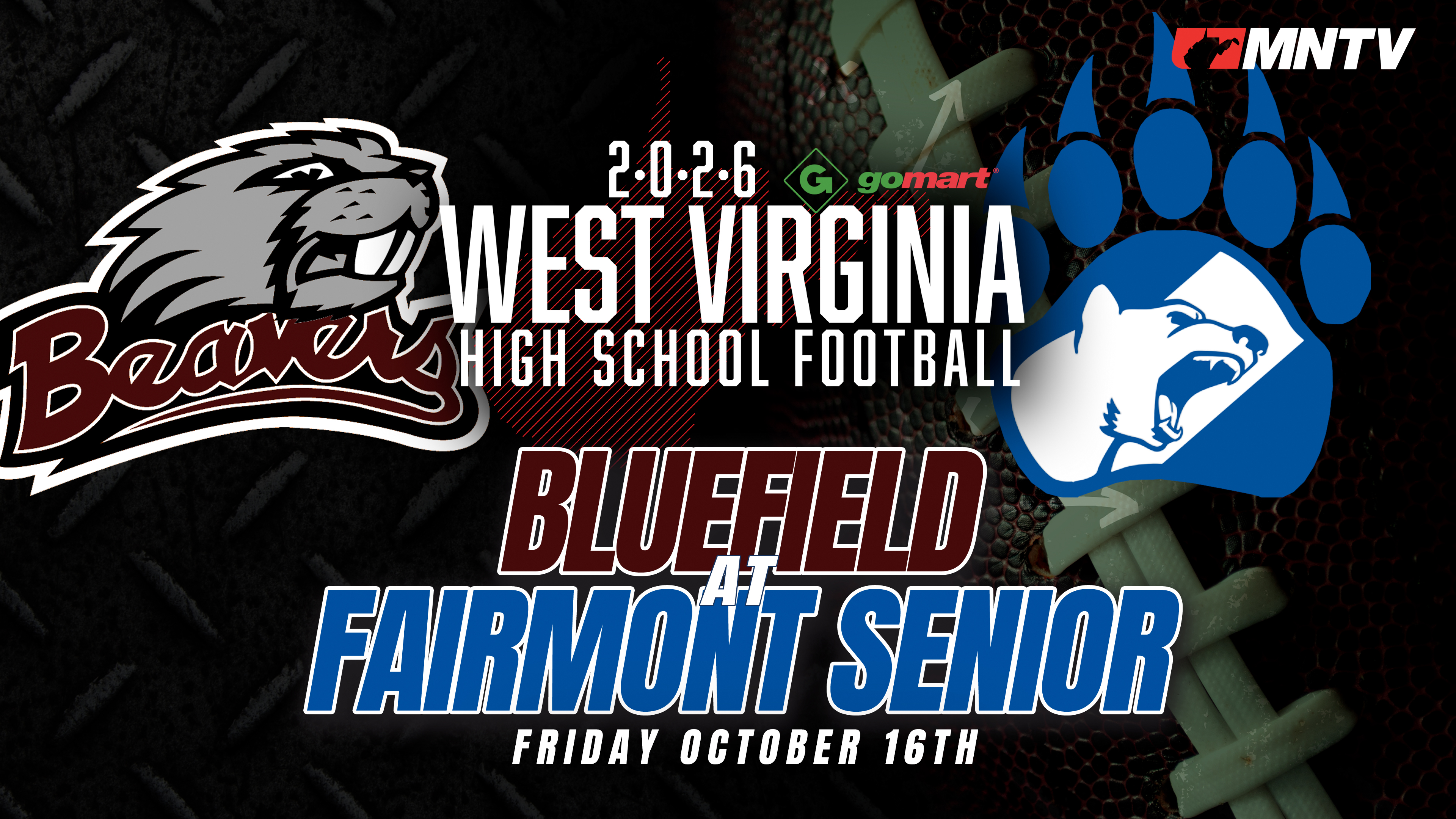 Bluefield at Fairmont Senior | 10/16/26 | 7:00 PM