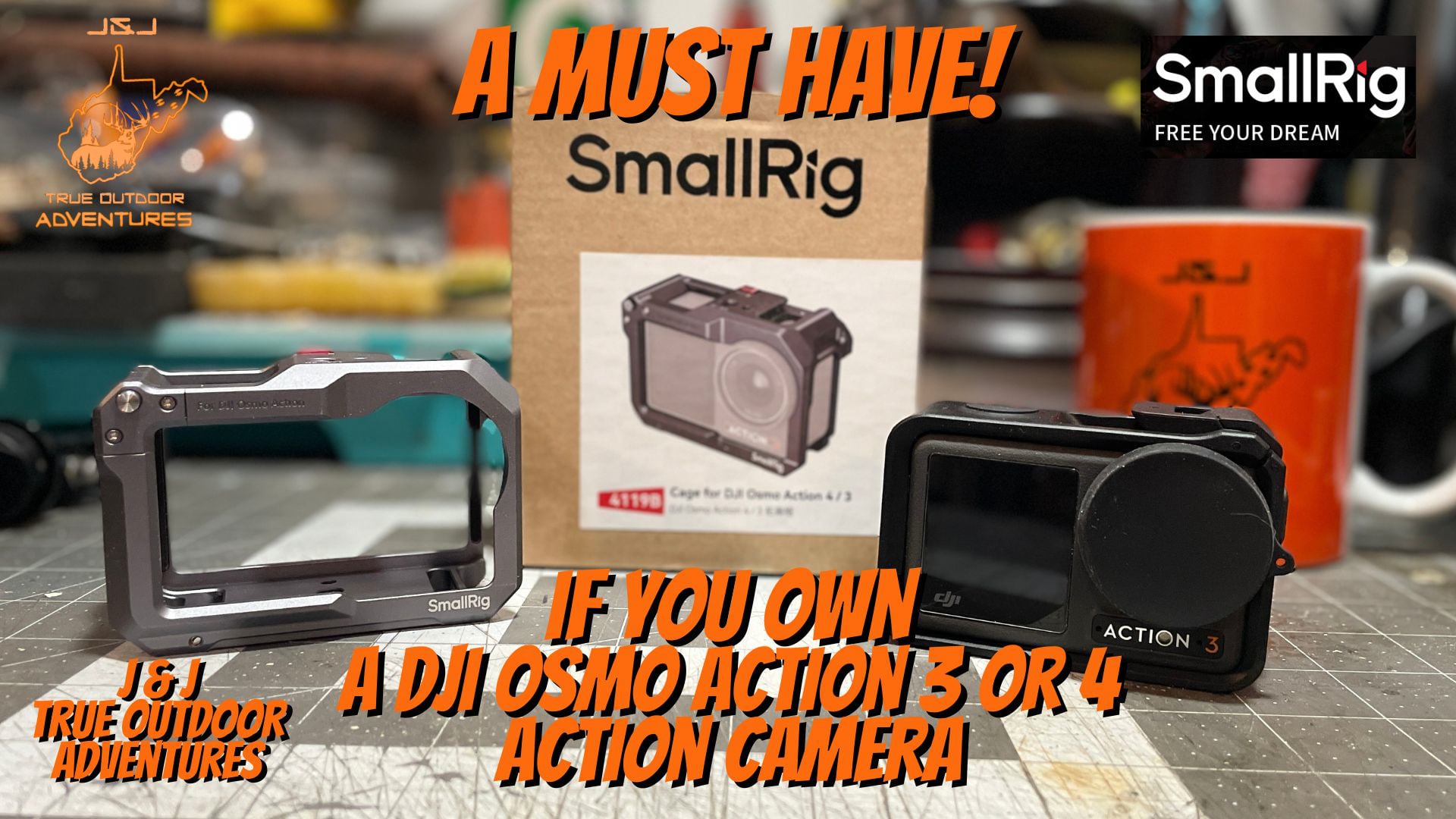 SmallRig Cage for DJI Action 3 and 4 - Review and Thoughts