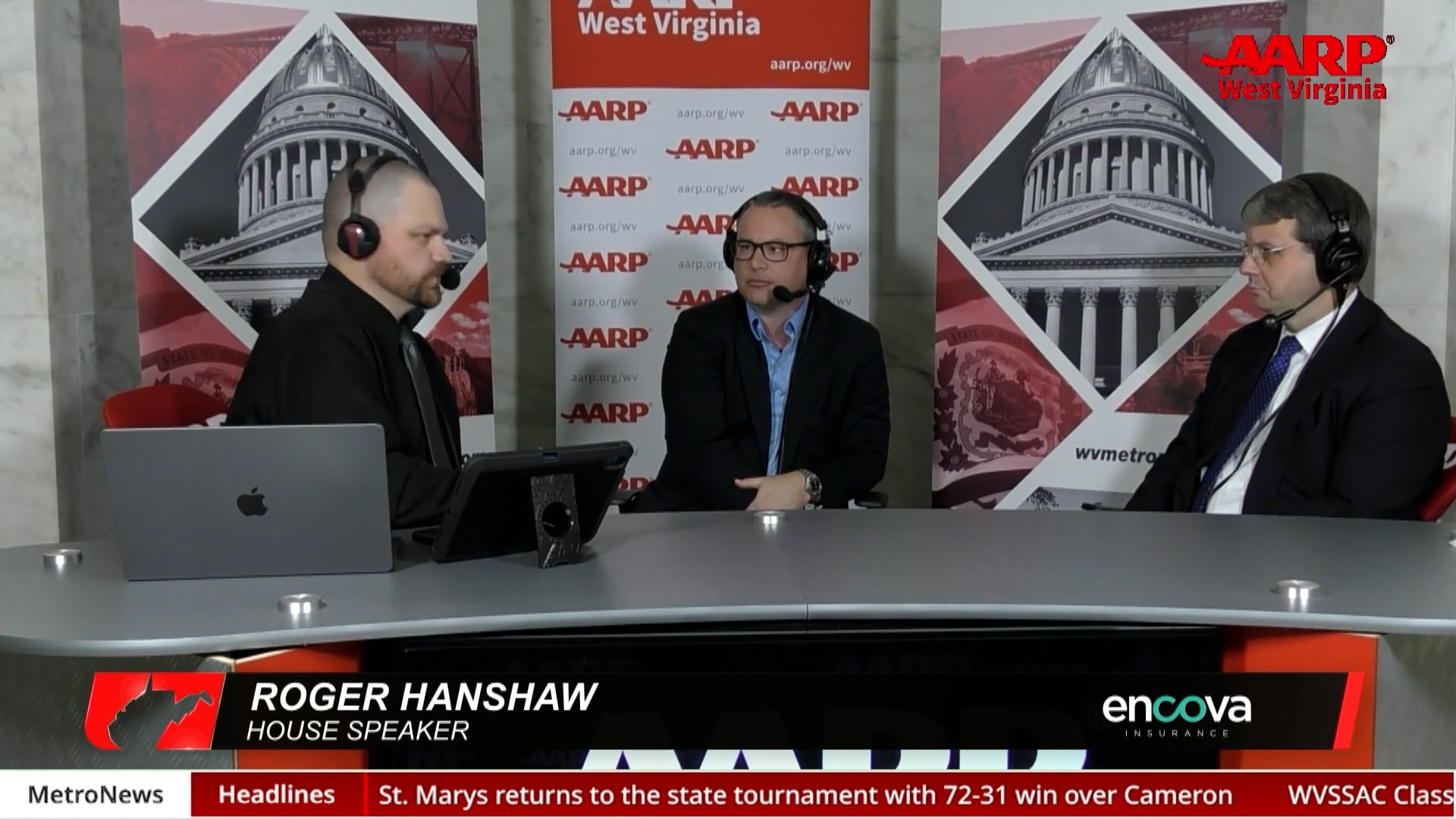 Roger Hanshaw on Team West Virginia