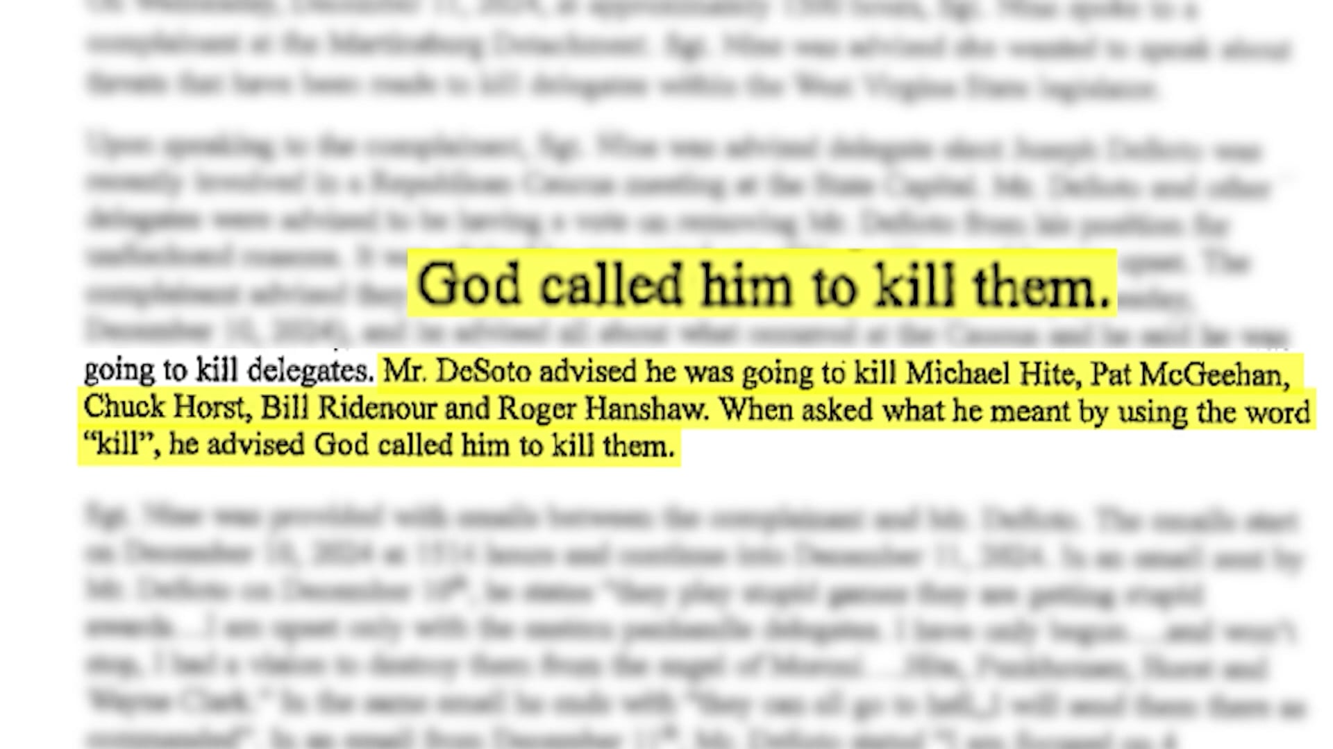 Marsha Chwalik on DeSoto Arrest