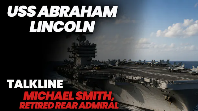 Michael Smith on USS Abraham Lincoln