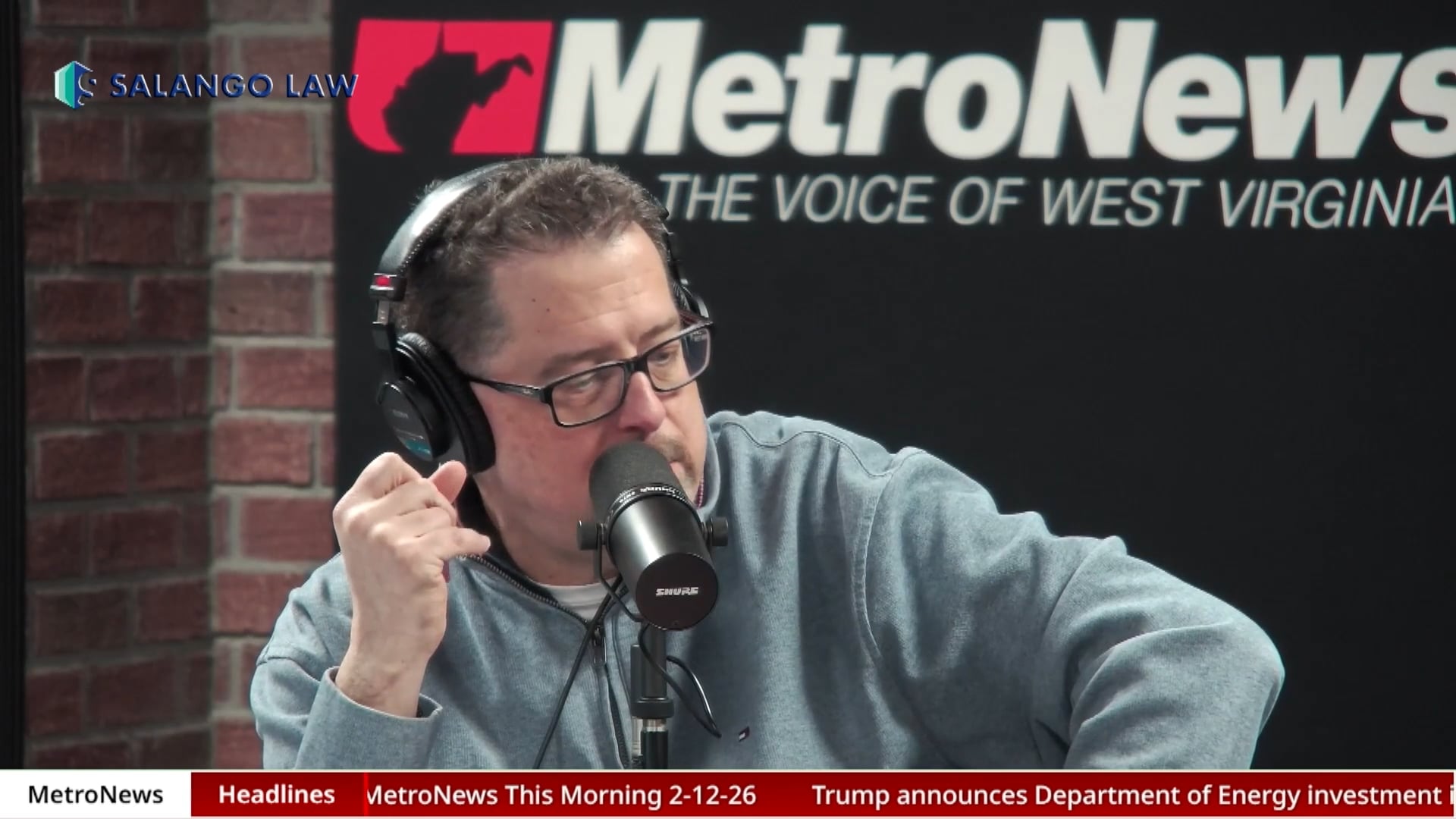 Dave talks to Senator Rupie Phillips on his trip to the White House