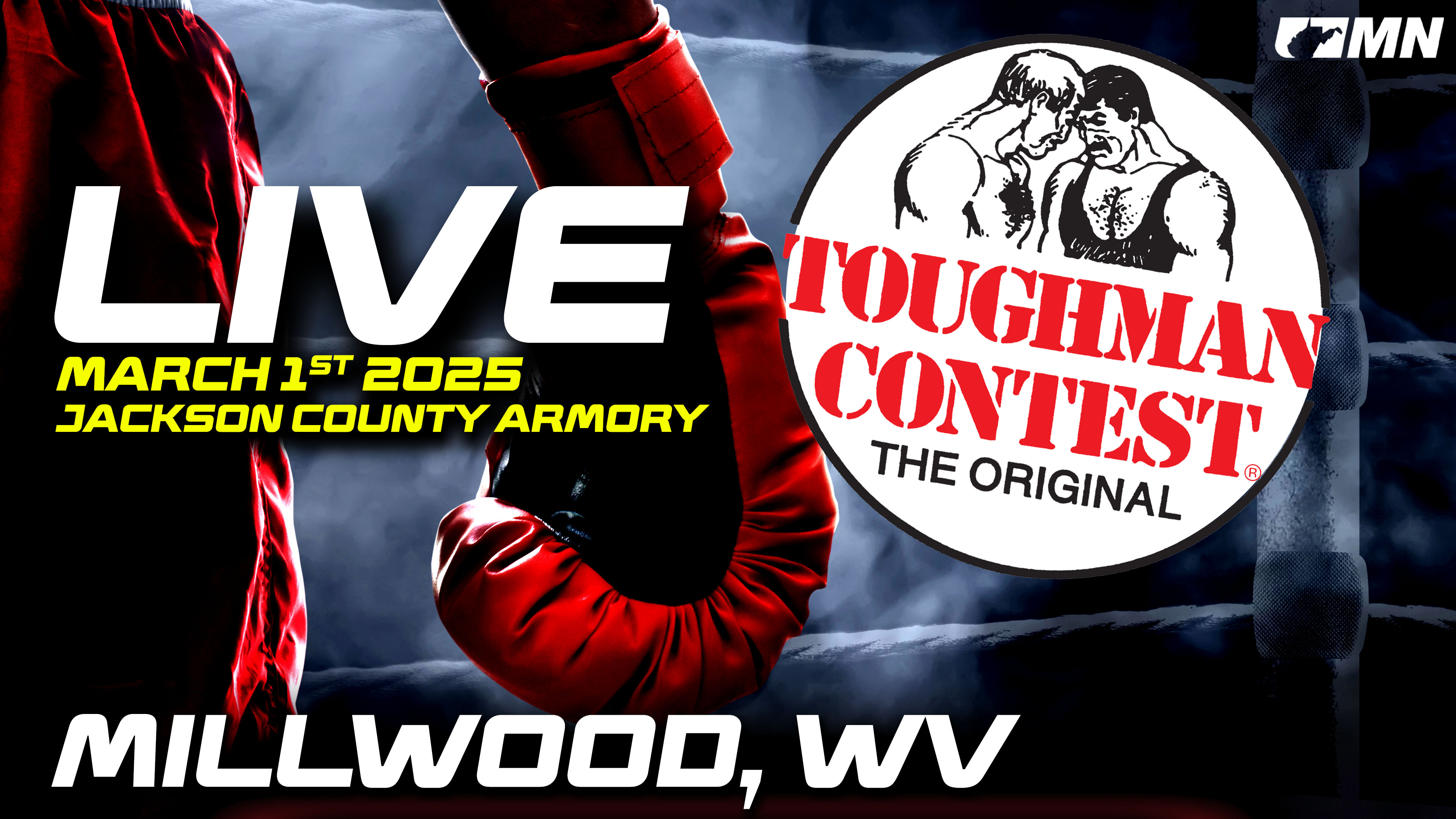 Jackson County Toughman Contest, Saturday 3/1/25