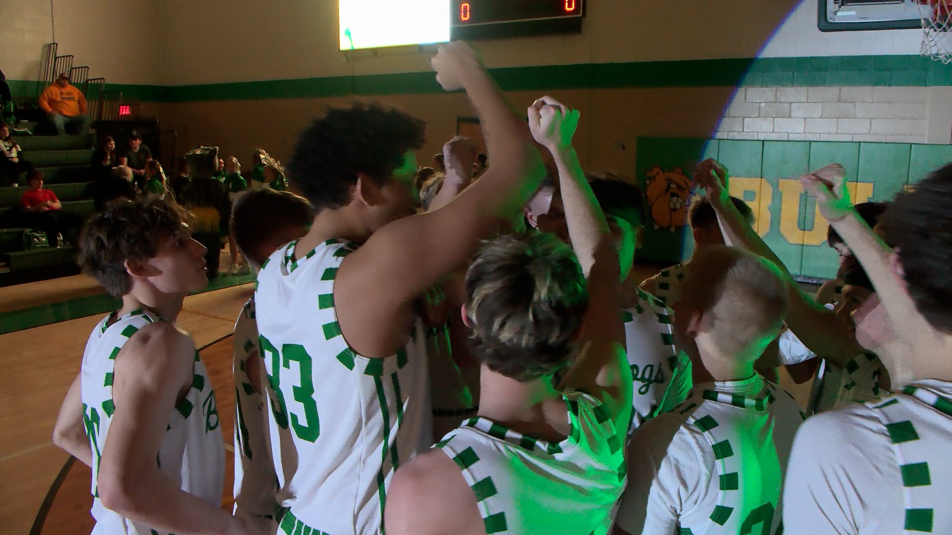 Five Bulldogs score in double digits as Doddridge defeats Pendleton, 80-54