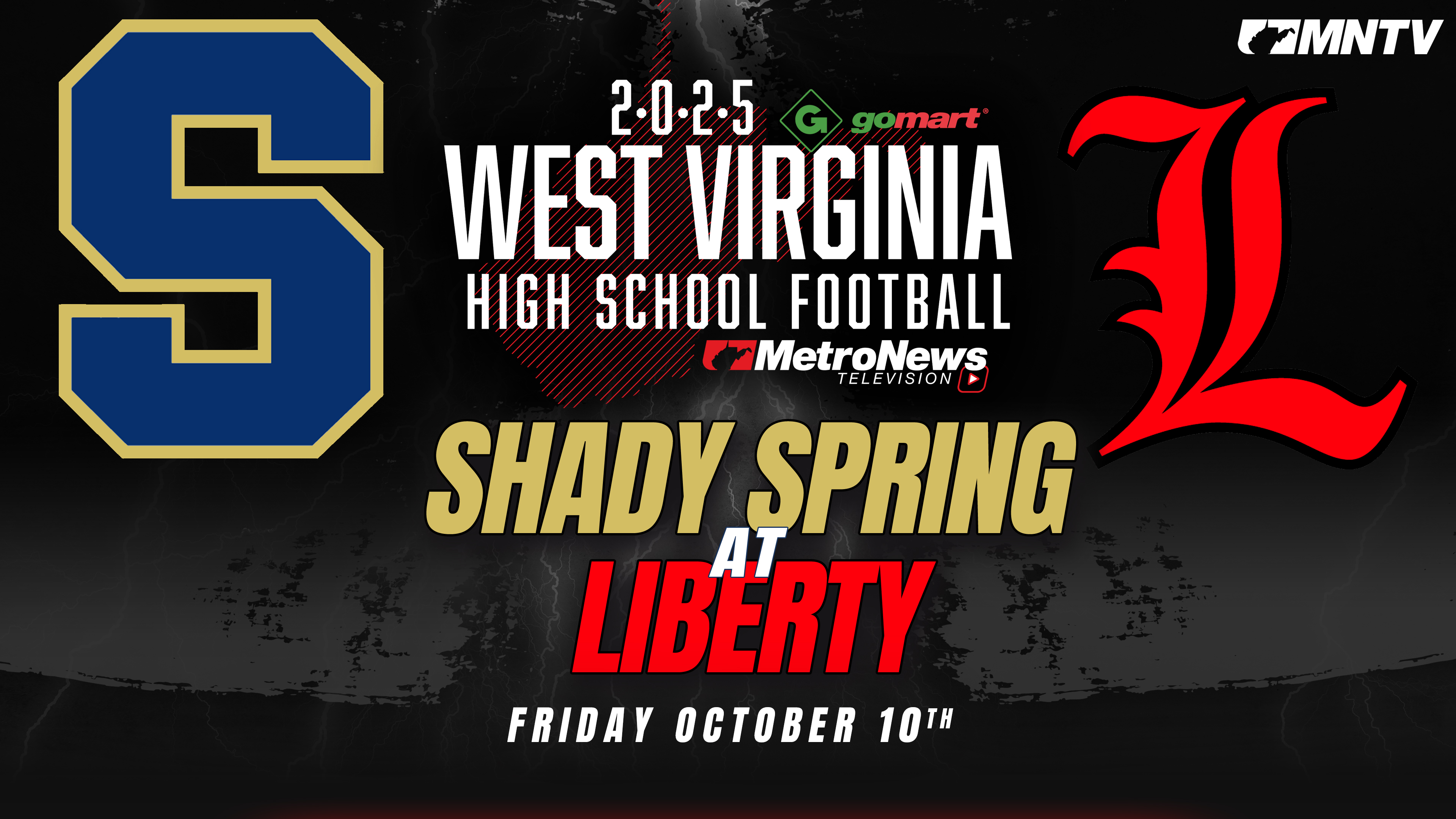 Shady Springs vs. Liberty (Raleigh) (10/10/25)