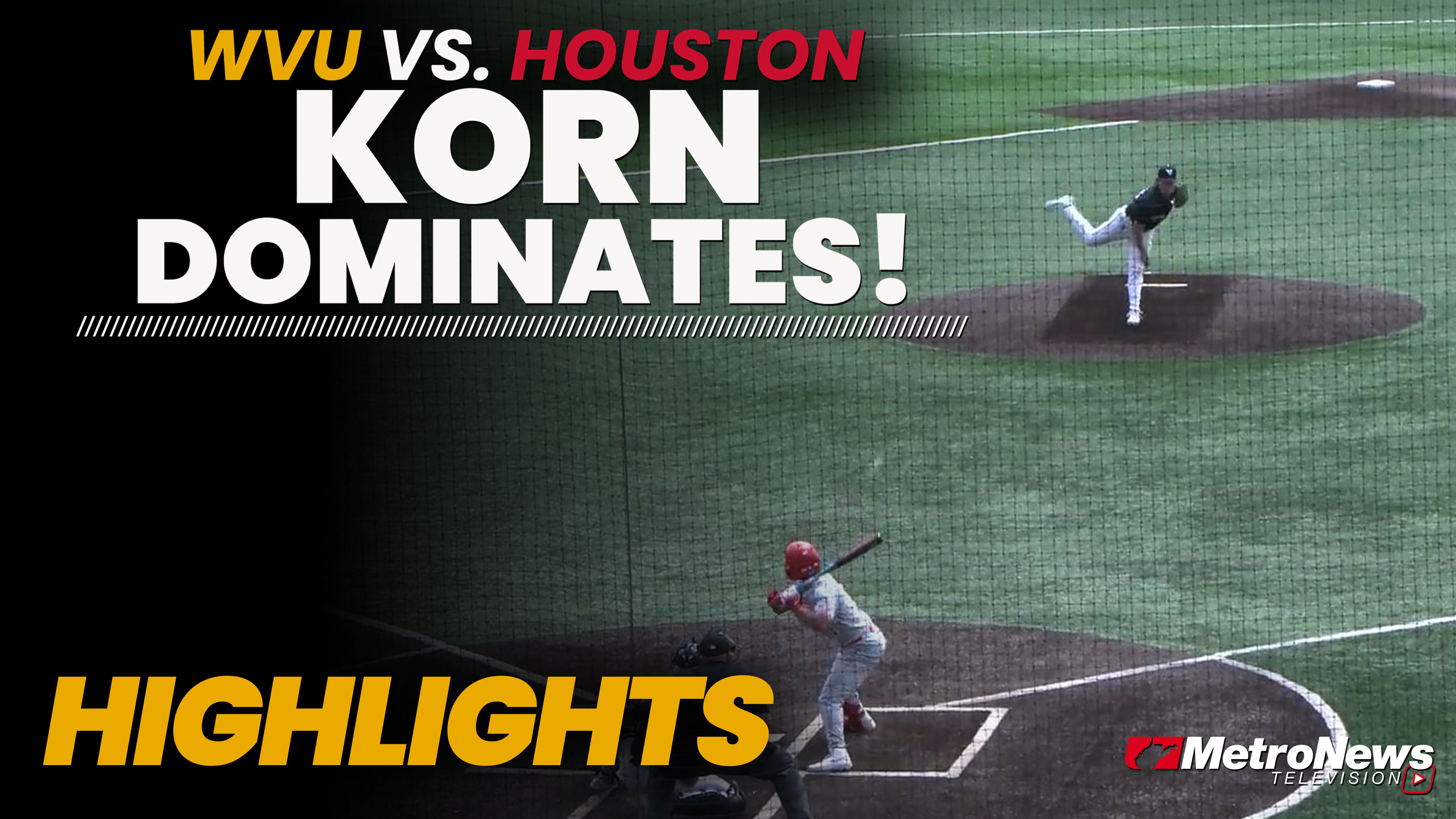 Mountaineers battle through early injuries to even series with Houston, 7-1
