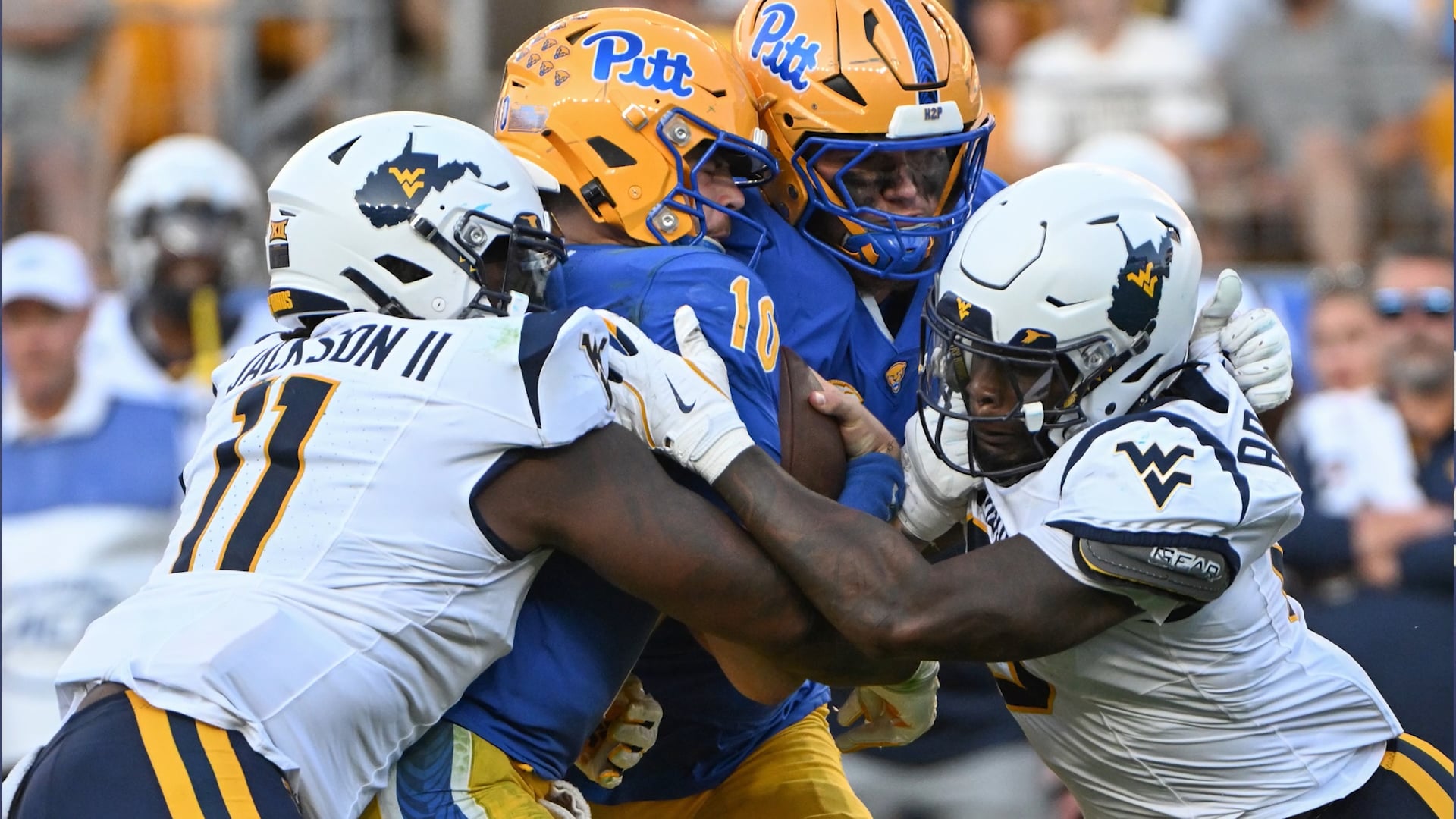 "They hate us. We hate them. It is going to be great."  Backyard Brawl #108 