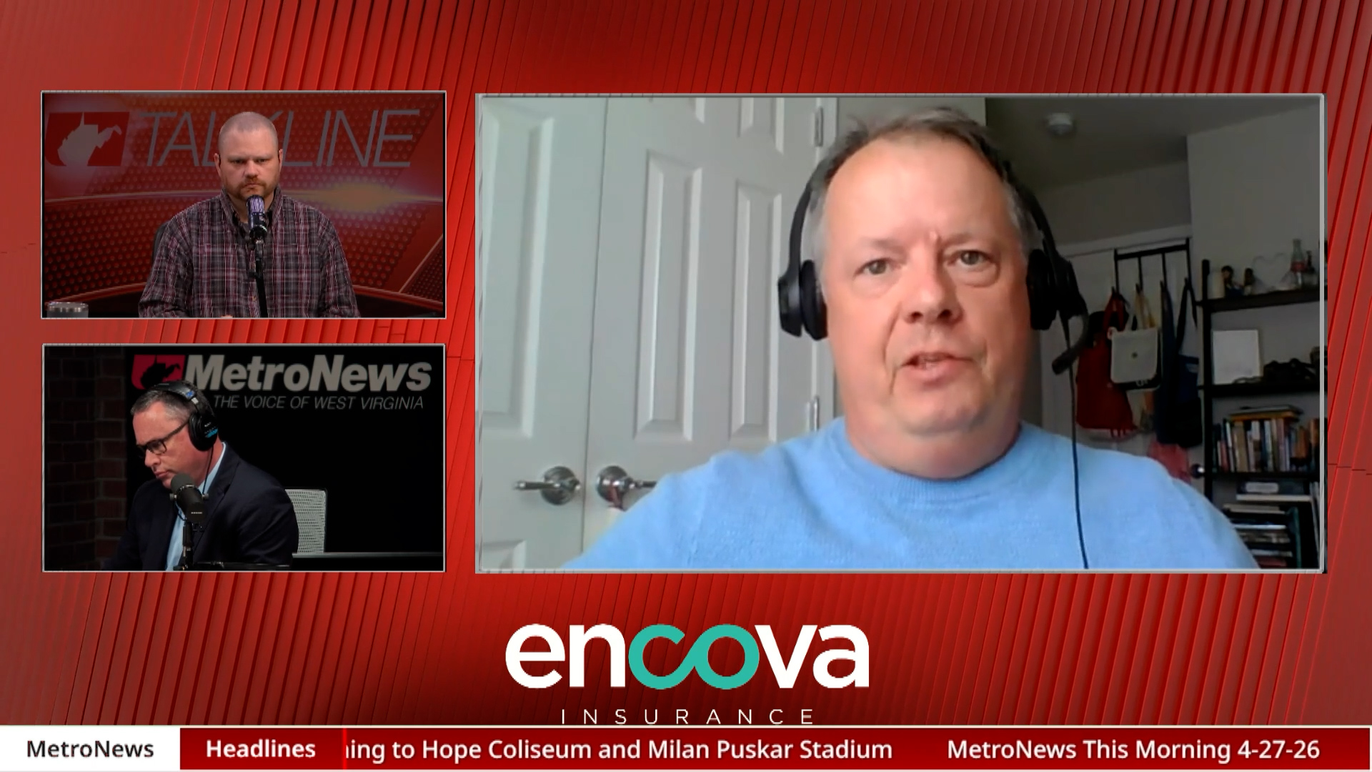 Talkline: WV Supreme Court, Berkeley County & White House Latest (4/27/26)