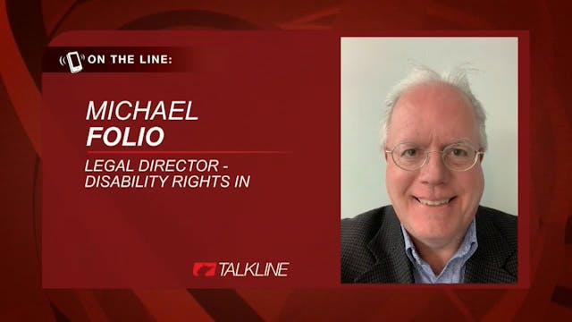 Michael Folio of Disability Rights in...
