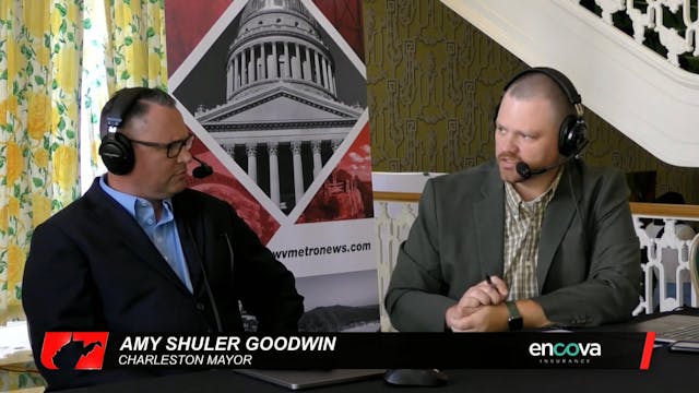 Amy Shuler Goodwin at the 2025 WV Bus...