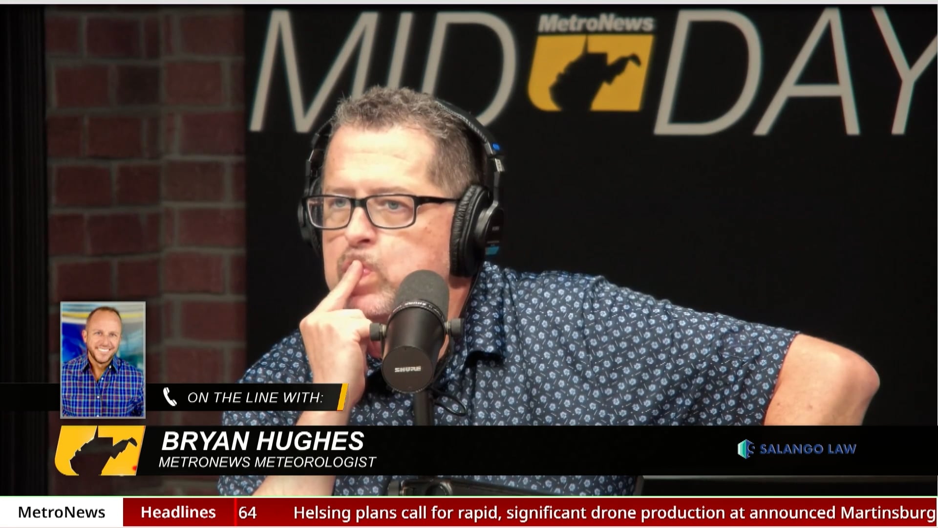 Dave A Bryan Hughes weather from monday night 72026 into tuesday 72126 night