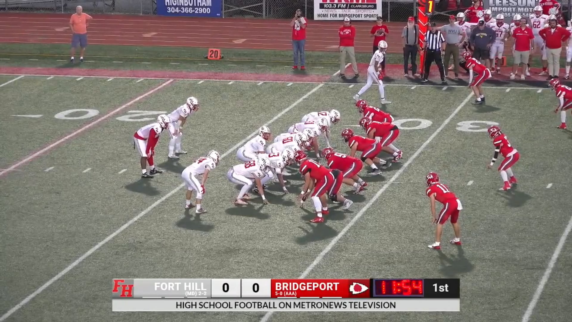 Broadcast Highlights: Bridgeport defeats Fort Hill 49-14