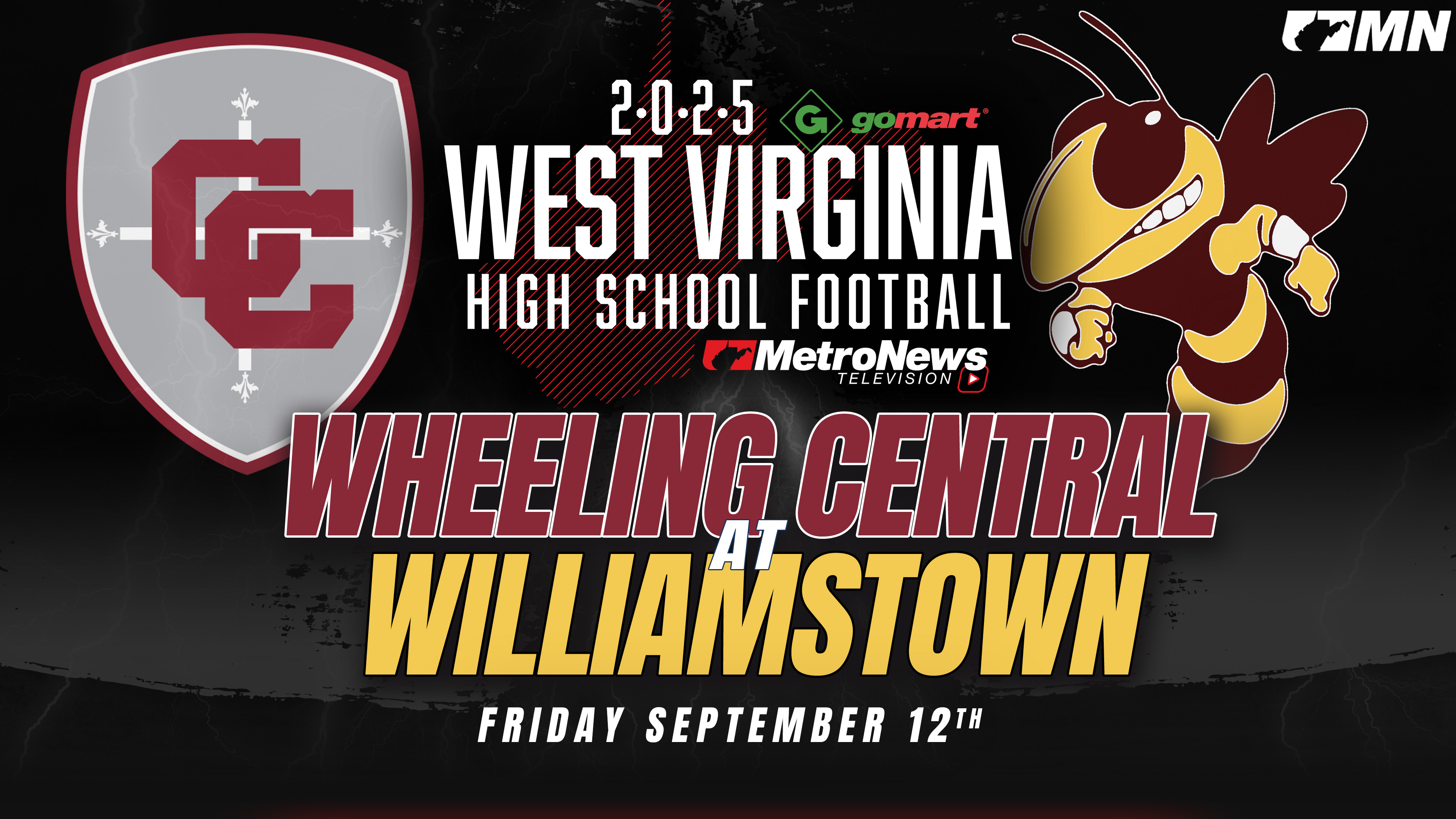 Wheeling Central vs. Williamstown (9/12/25)