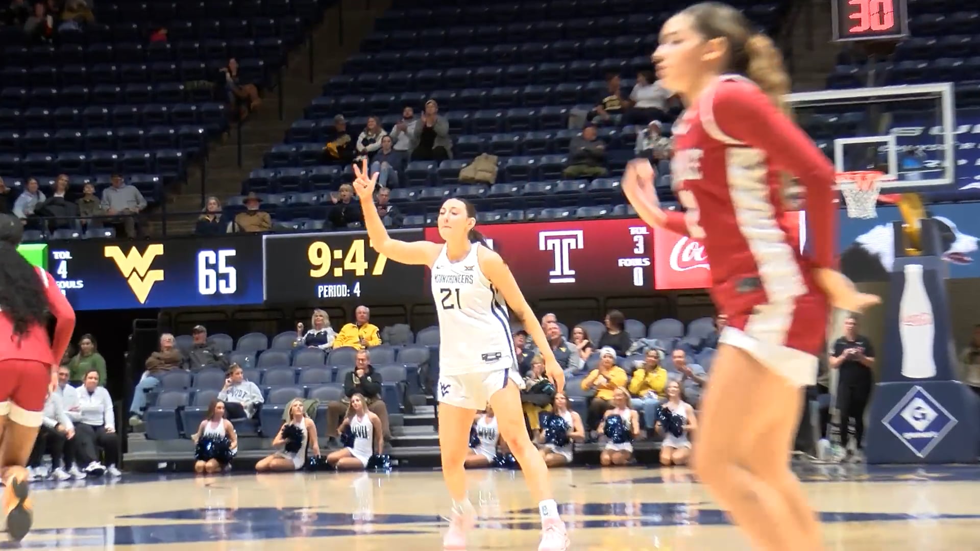 Mountaineers gear up for Duke with 89-61 win over Temple