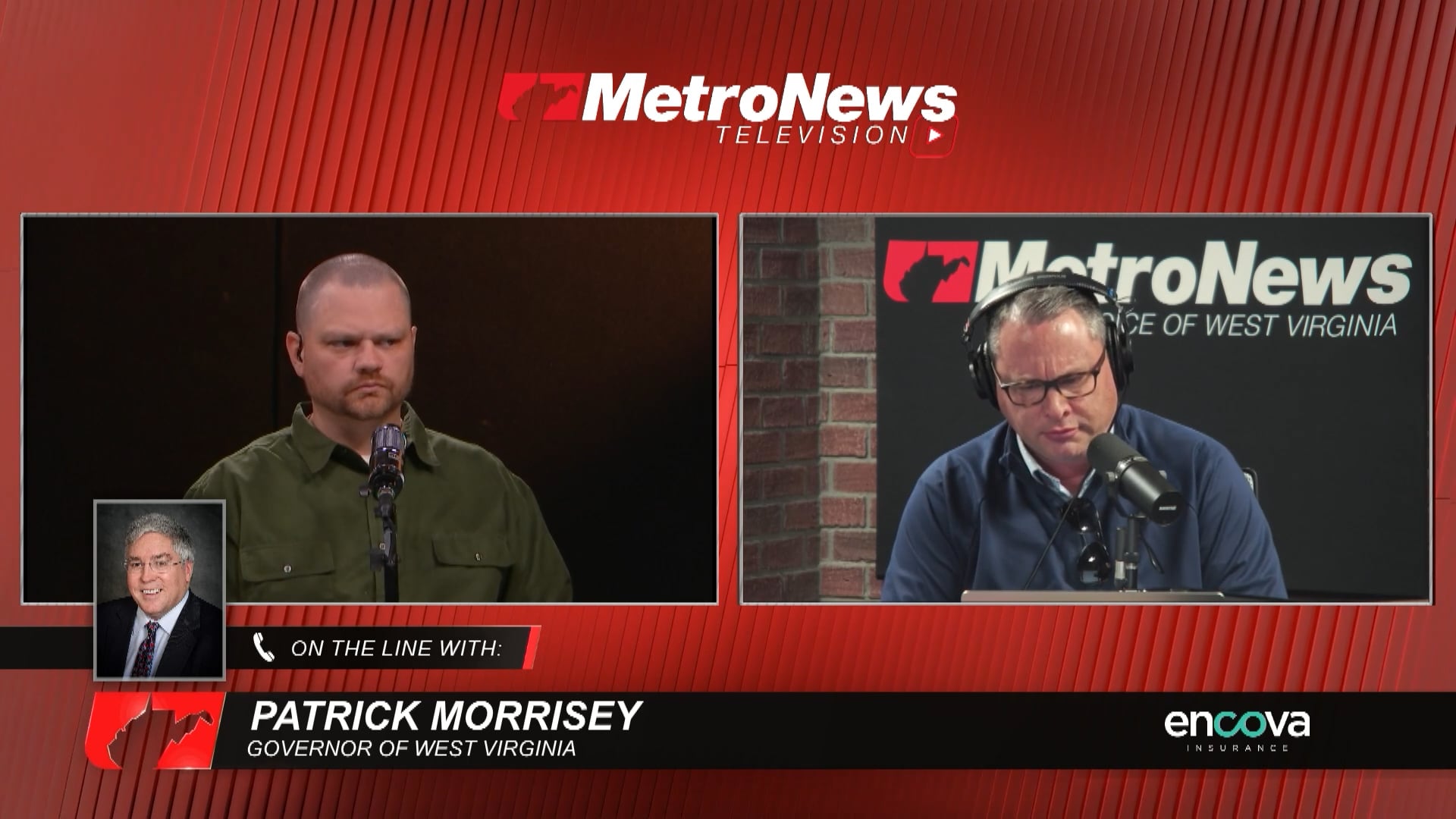 Governor Patrick Morrisey on the missing miner