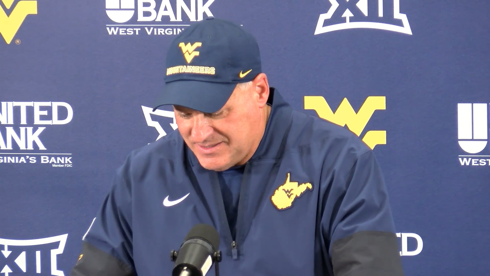 Rich Rodriguez postgame press conference (RMU)