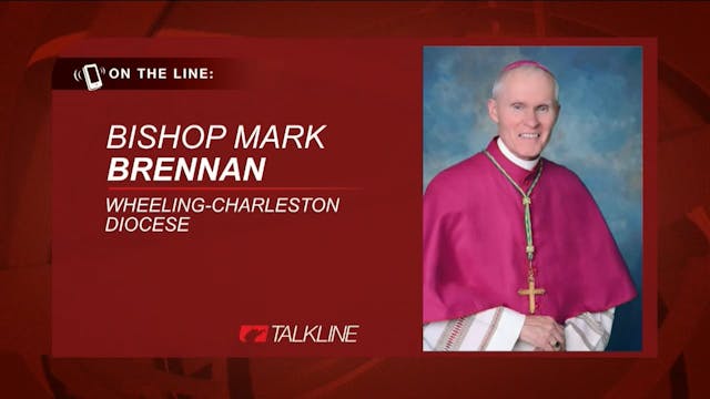 Bishop Mark Brennan gives Catholic pe...