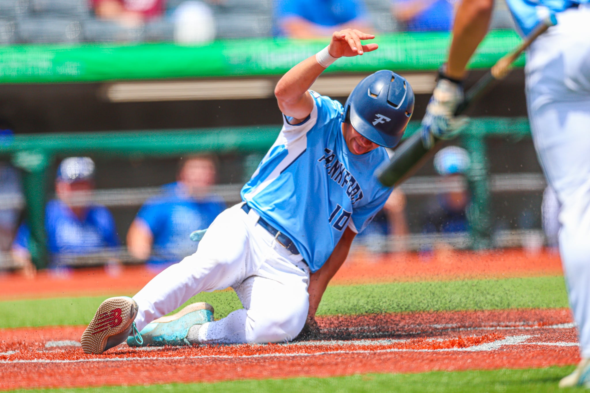 Frankfort uses a pair of 5-run innings to defeat Fairmont Senior, 13-5