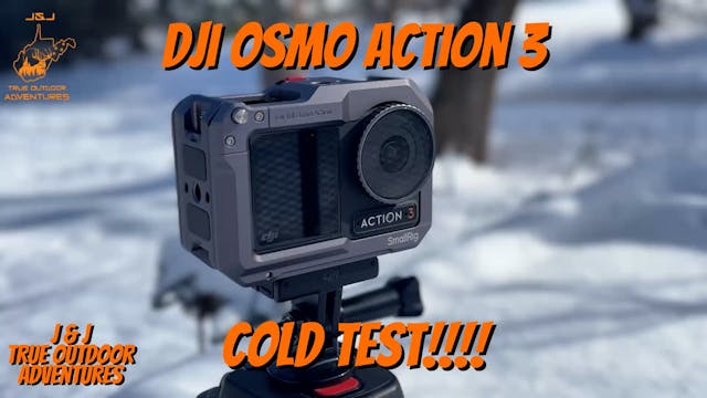 DJI OSMO Action 3 - COLD Test!