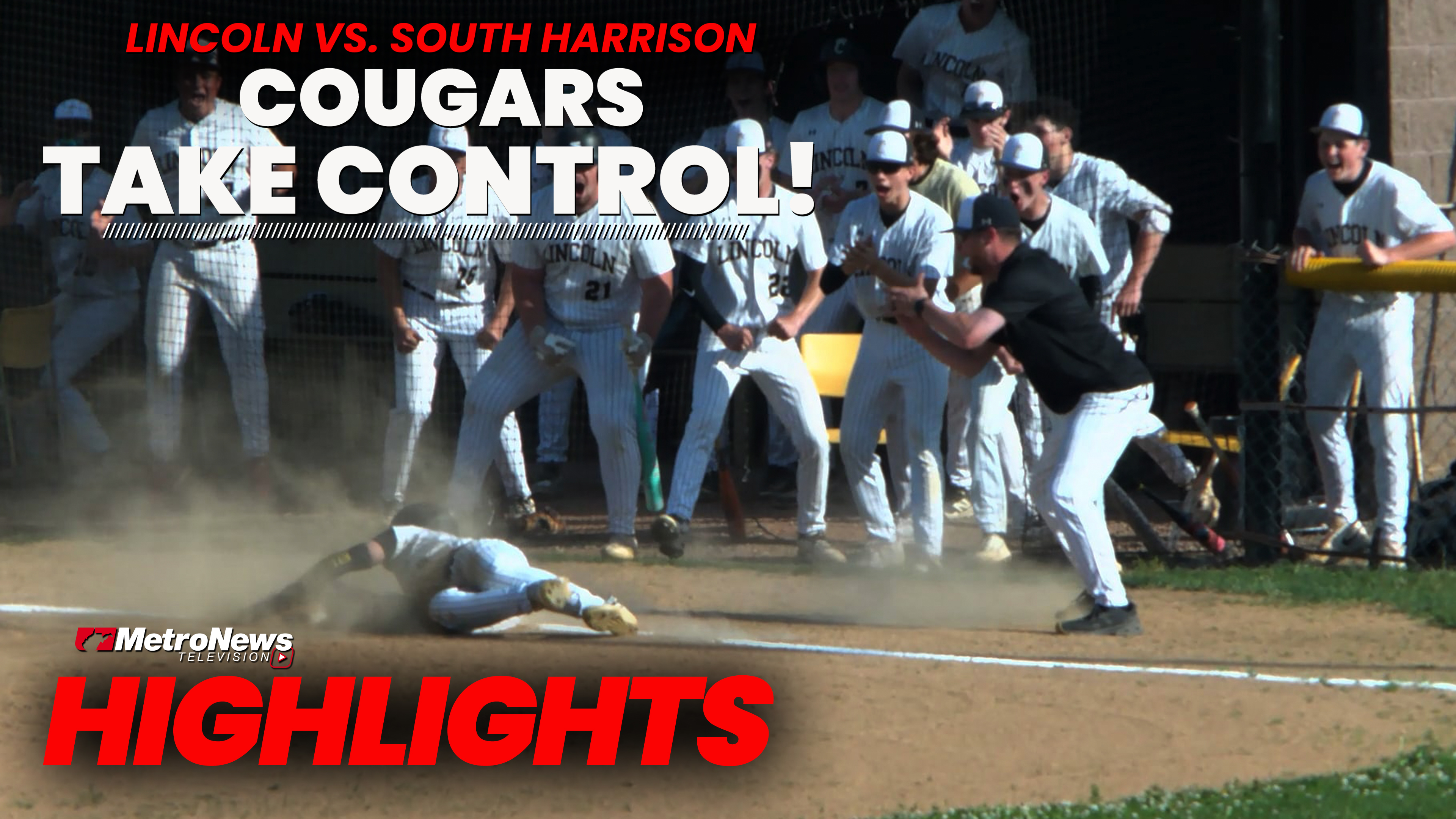 Lincoln defeats South Harrison, 6-2, moves within 1 win of the state tournament