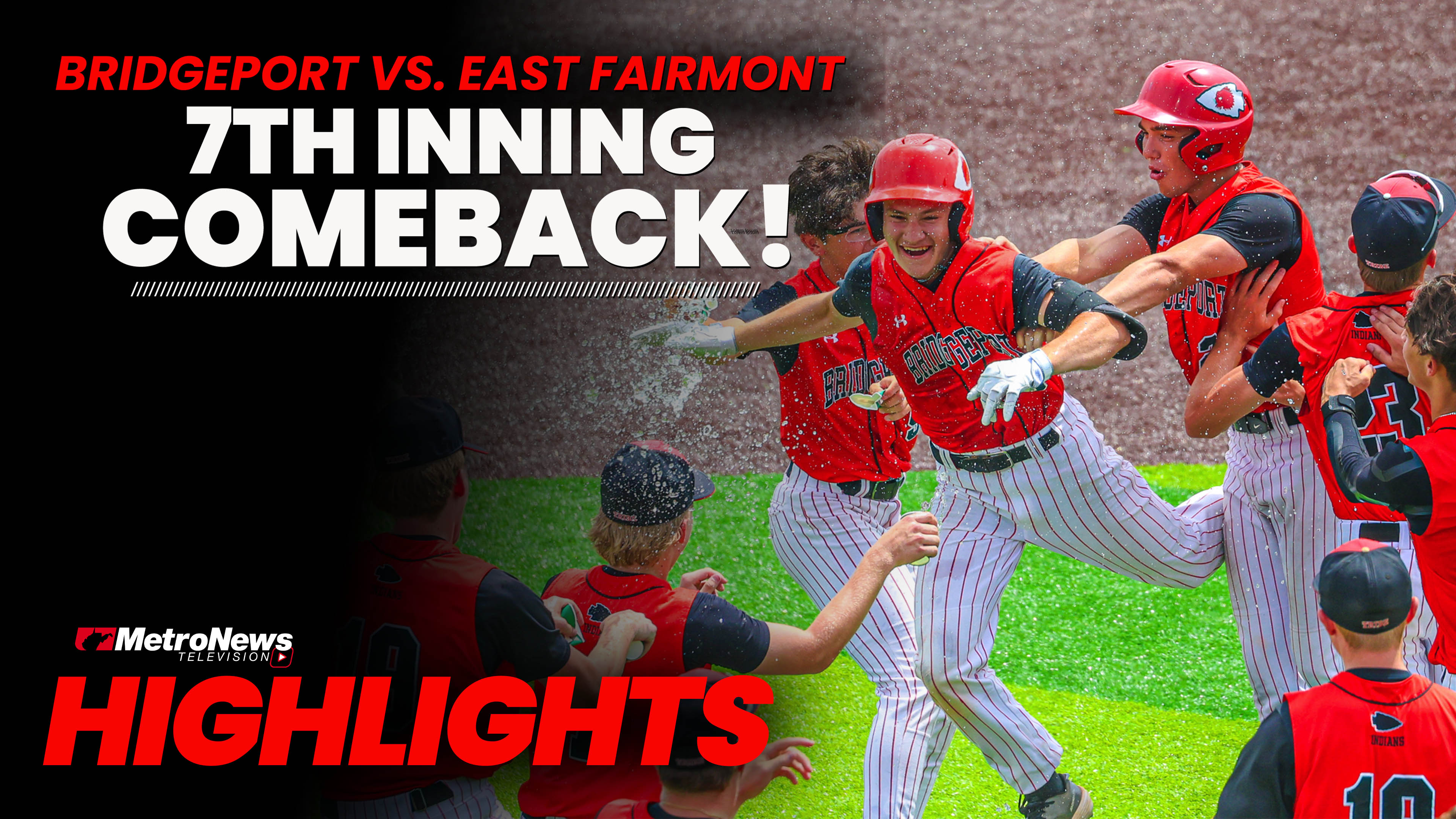 Bridgeport scores twice in the seventh to walk it off against East Fairmont, 3-2
