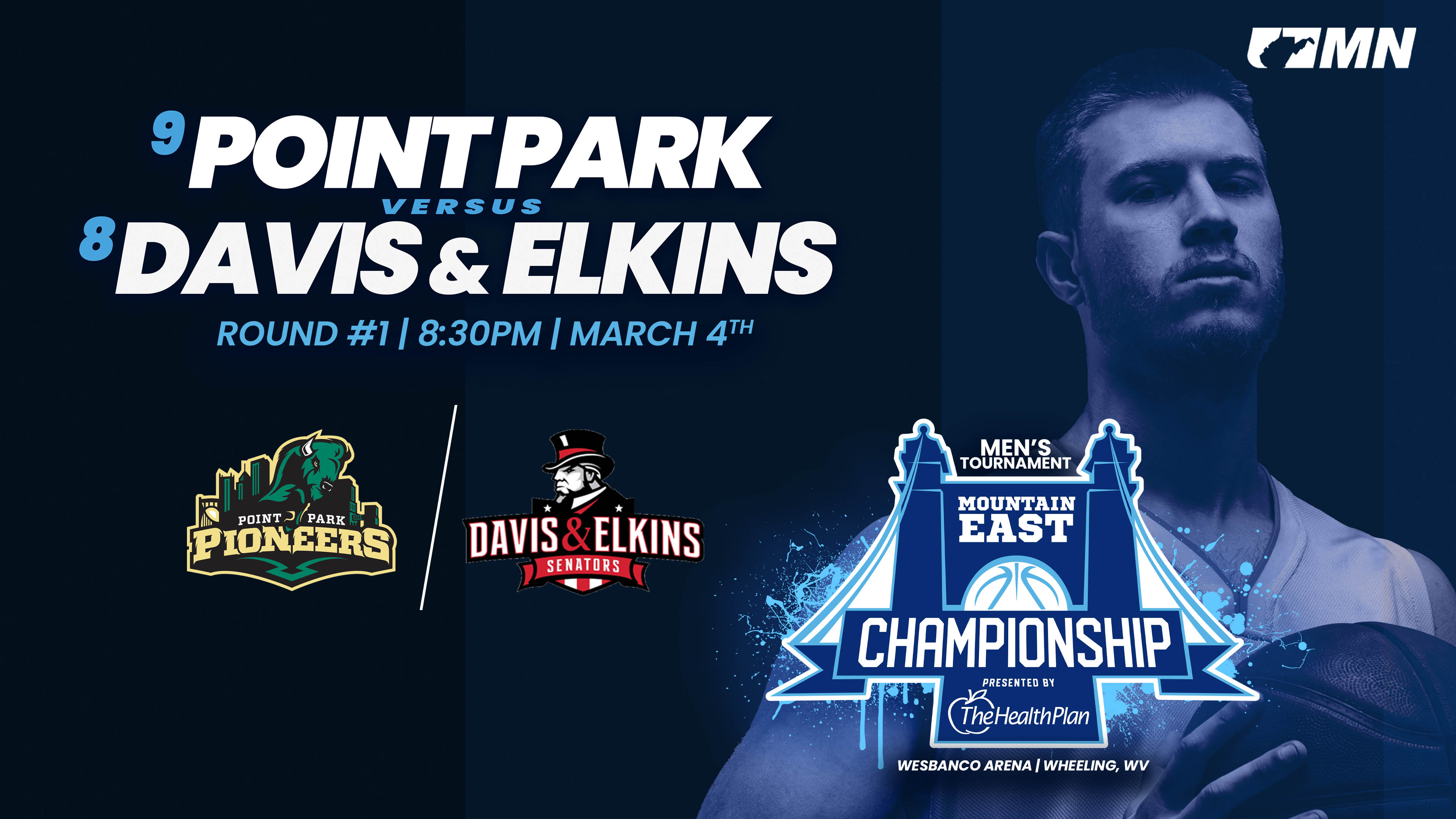 Mens: #8 Davis & Elkins vs. #9 Point Park