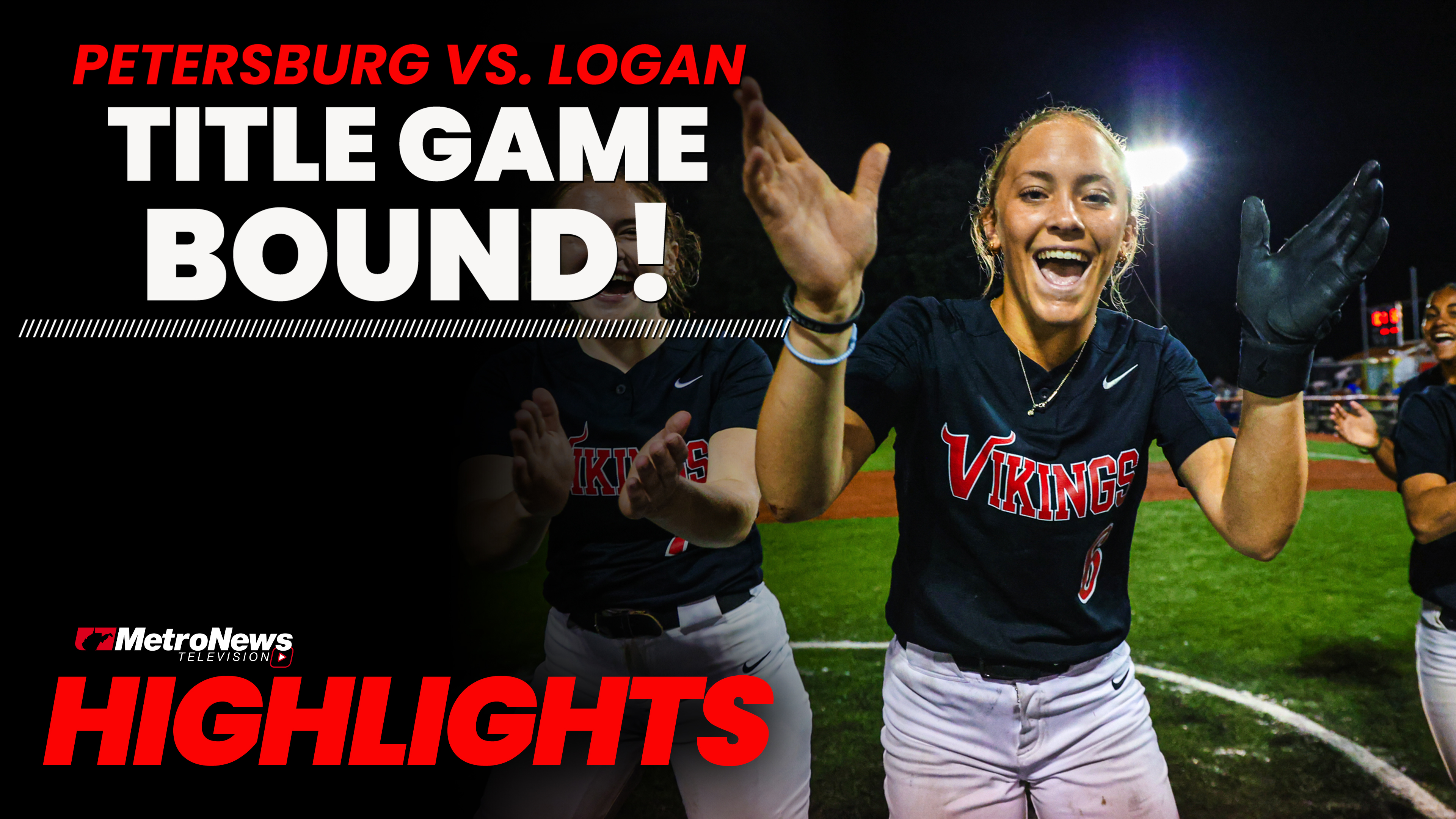 Petersburg moves within a win of the Class AA title by defeating Logan, 10-6