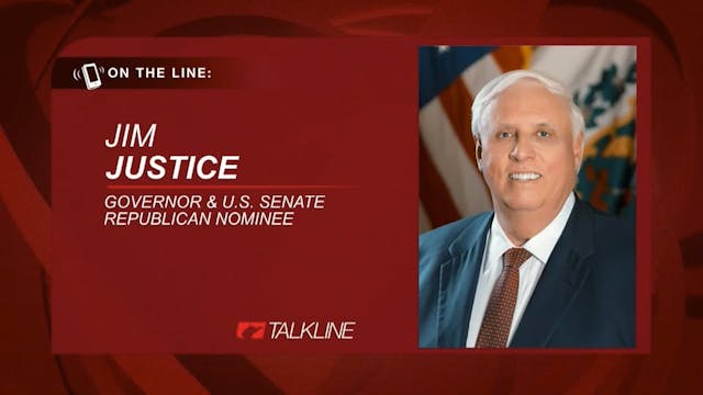 Jim Justice on his Senate Republican ...